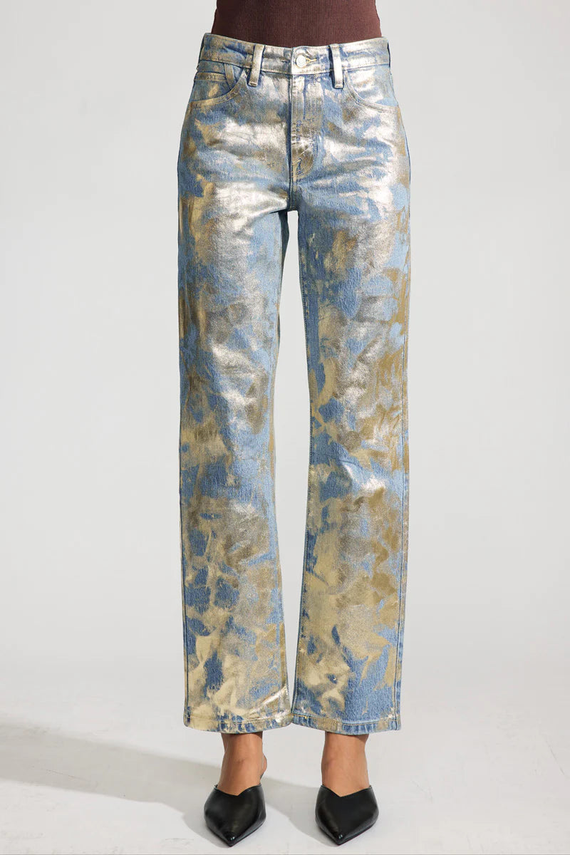 Kancan Premier High Rise Straight GOLD