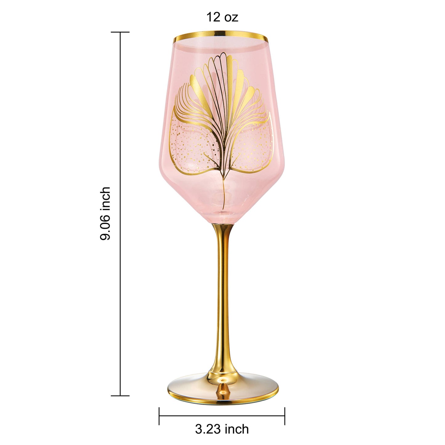 Gatsby Roaring 1920s Colored Wine Glass, 2