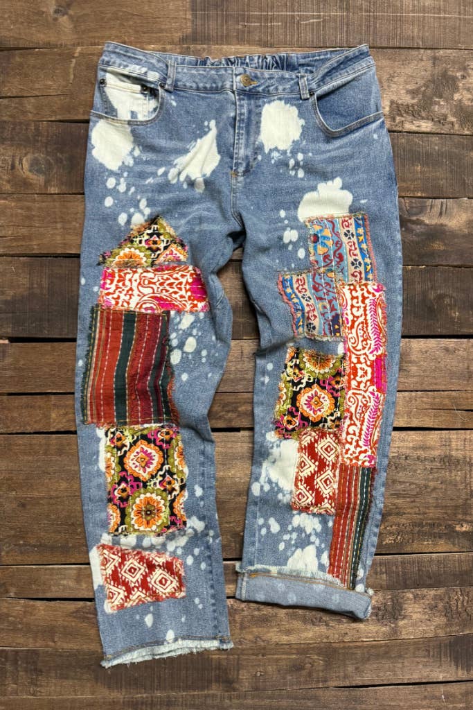 Kantha Sunrise Jeans Large/X-Large
