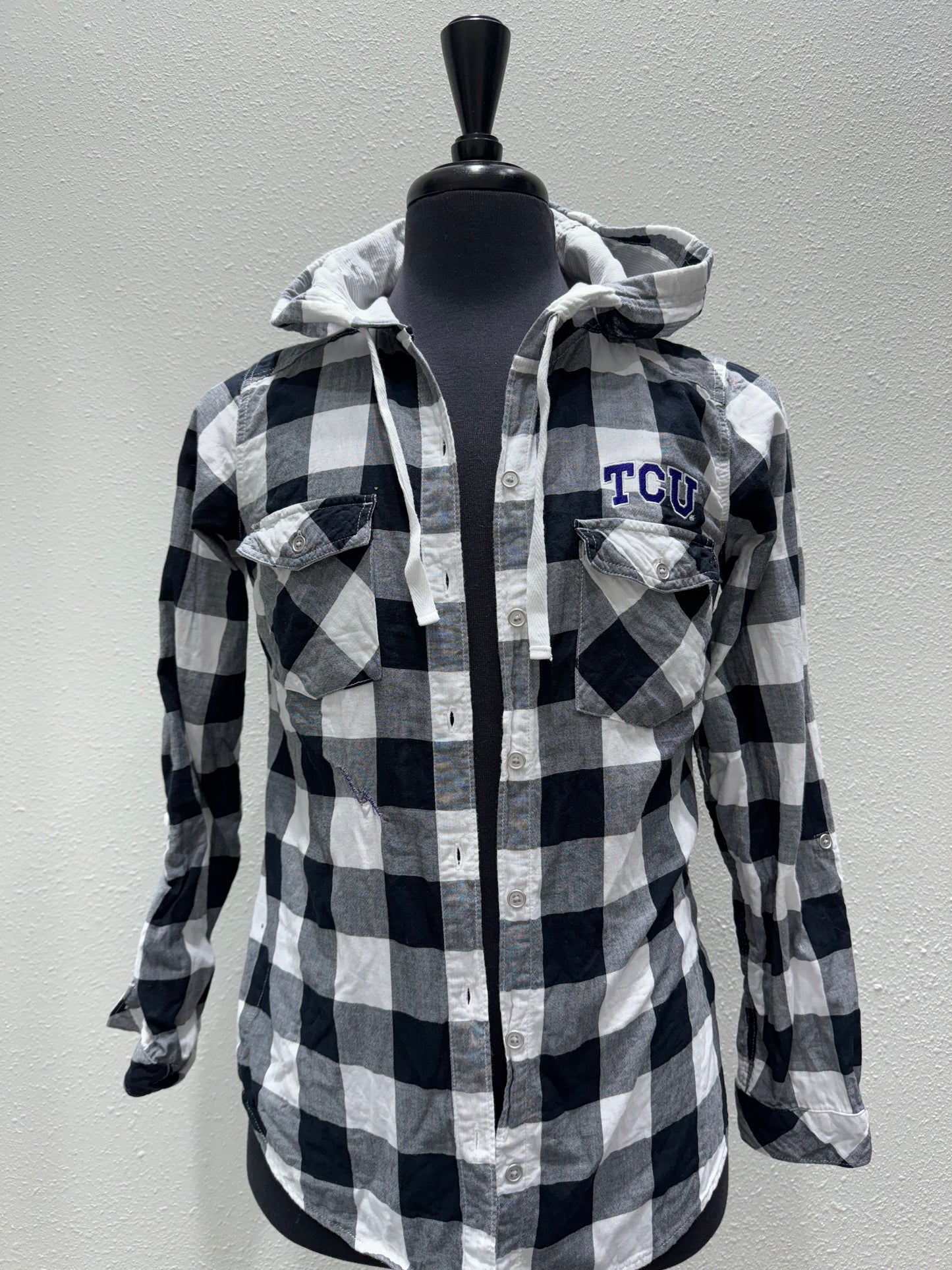 Vintage Repurposed TCU Jacket