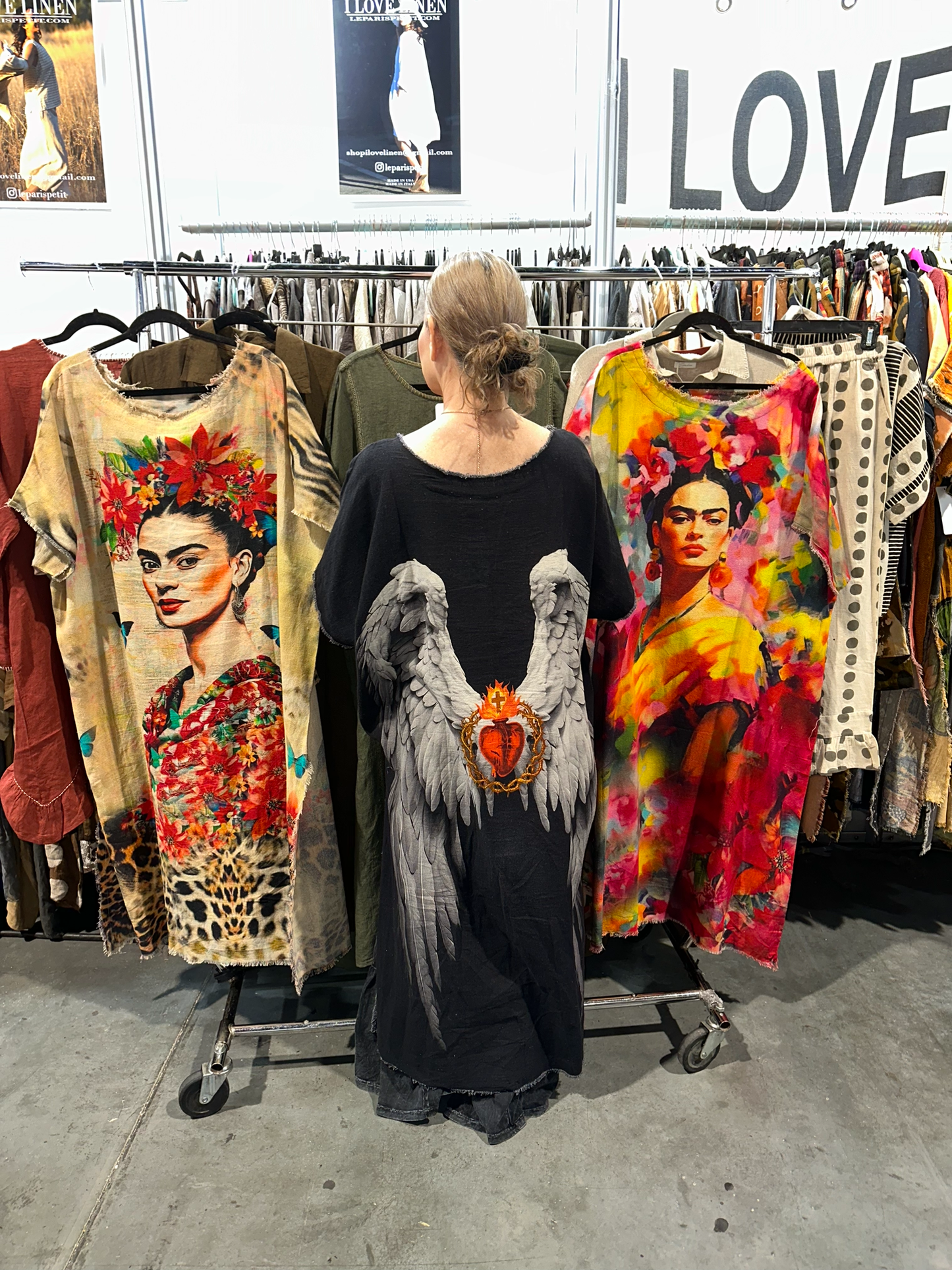 Hi-Lo Frida Kahlo /Angel Wings & Heart