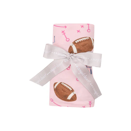 Angel Dear Footballs Pink- Swaddle Blanket