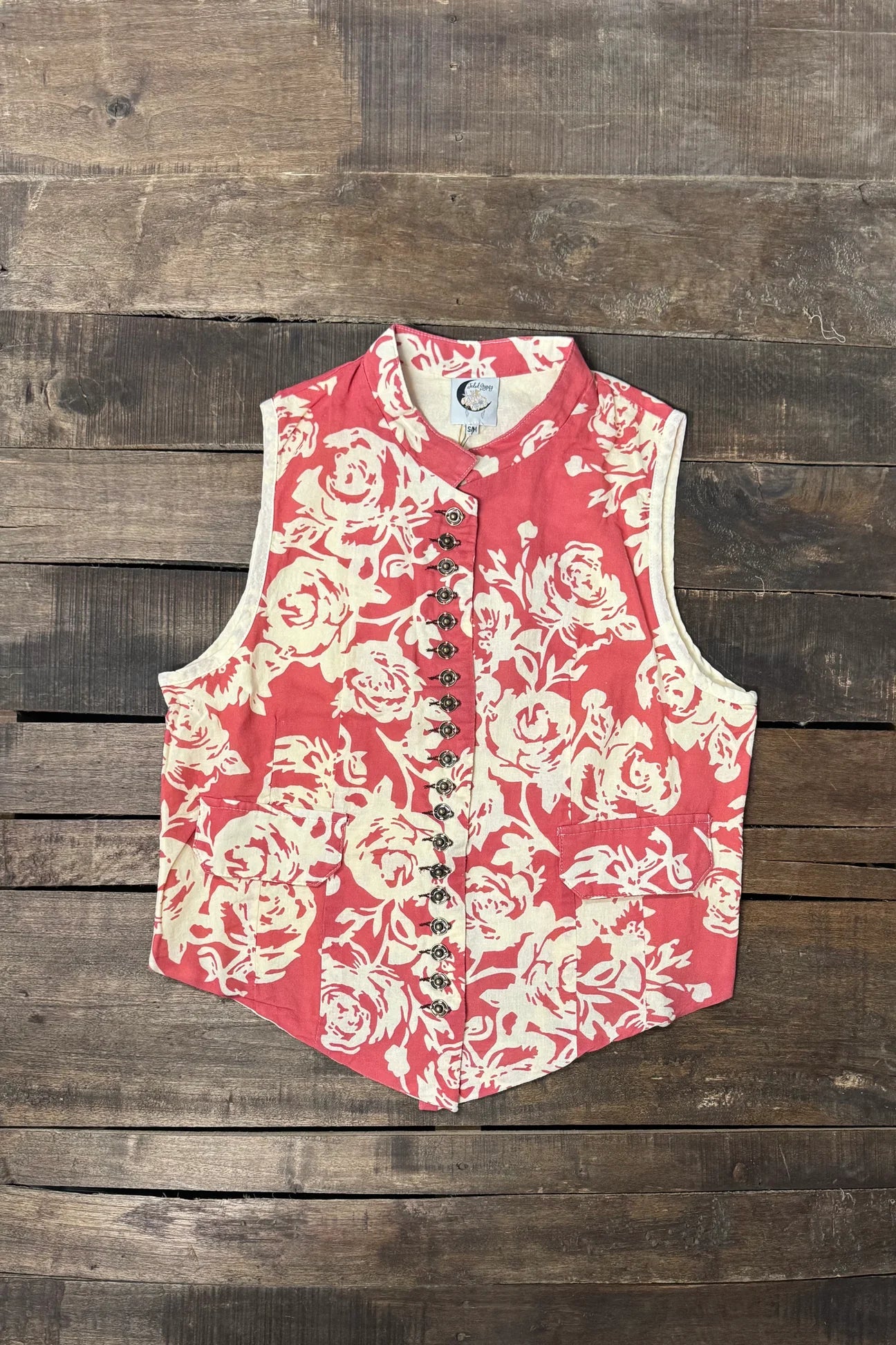 Mesmirized Vest - Bed of Roses