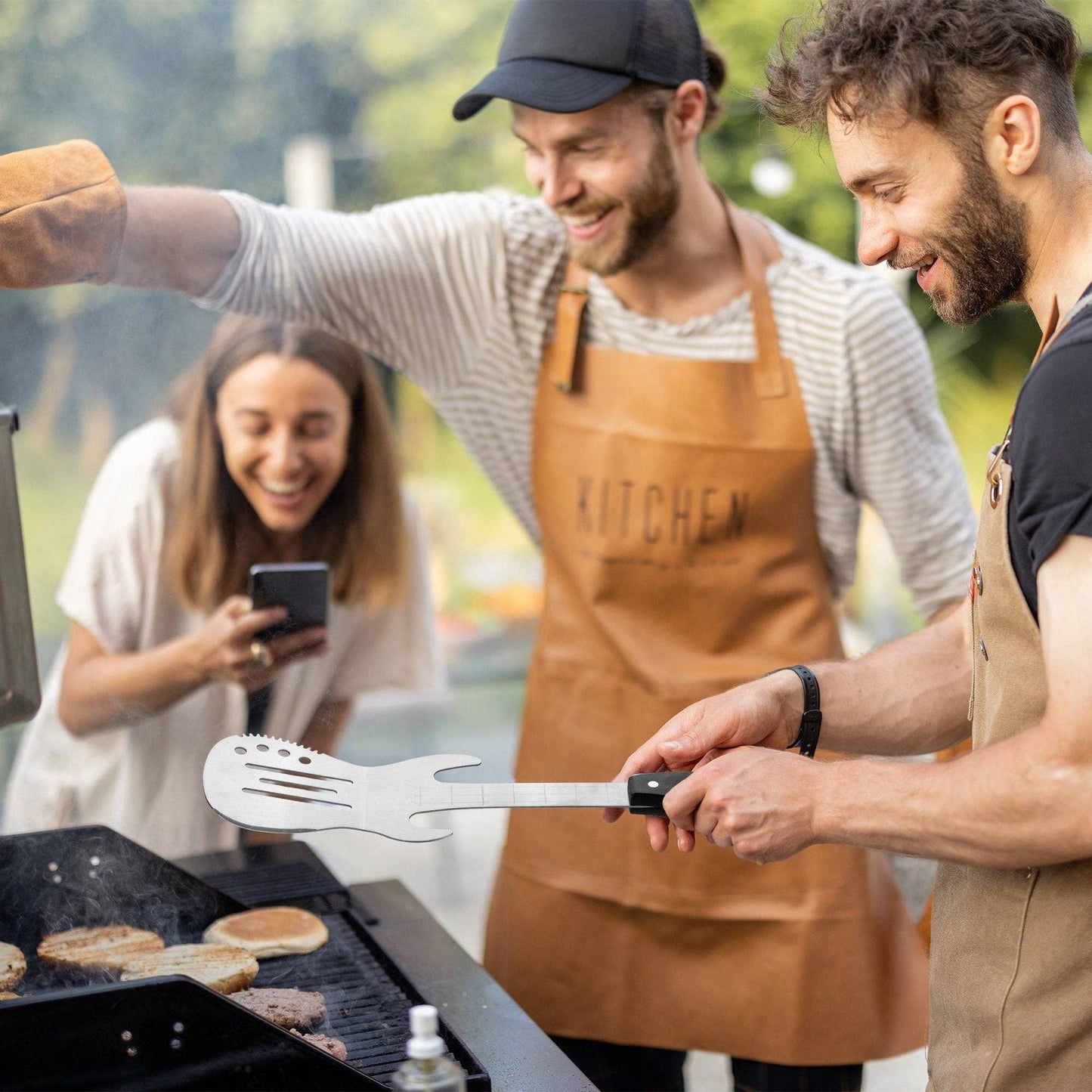 Guitar BBQ Grilling Set 4 Pieces