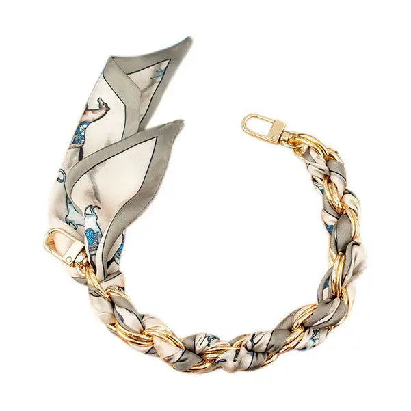 Gold Chain Phone Charm Wristlet