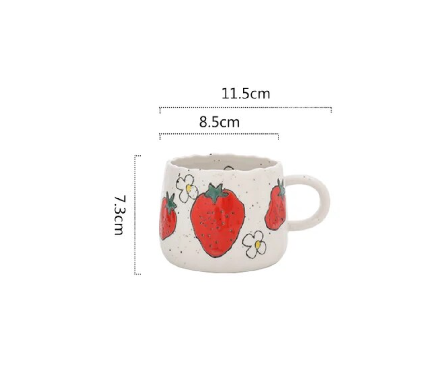 Cer Fruit Print Mugs | Coffee | Drinkware: Lemon
