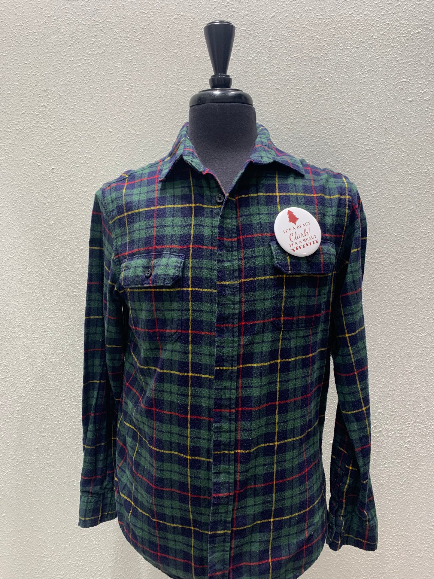 Vintage Repurposed Christmas Flannel