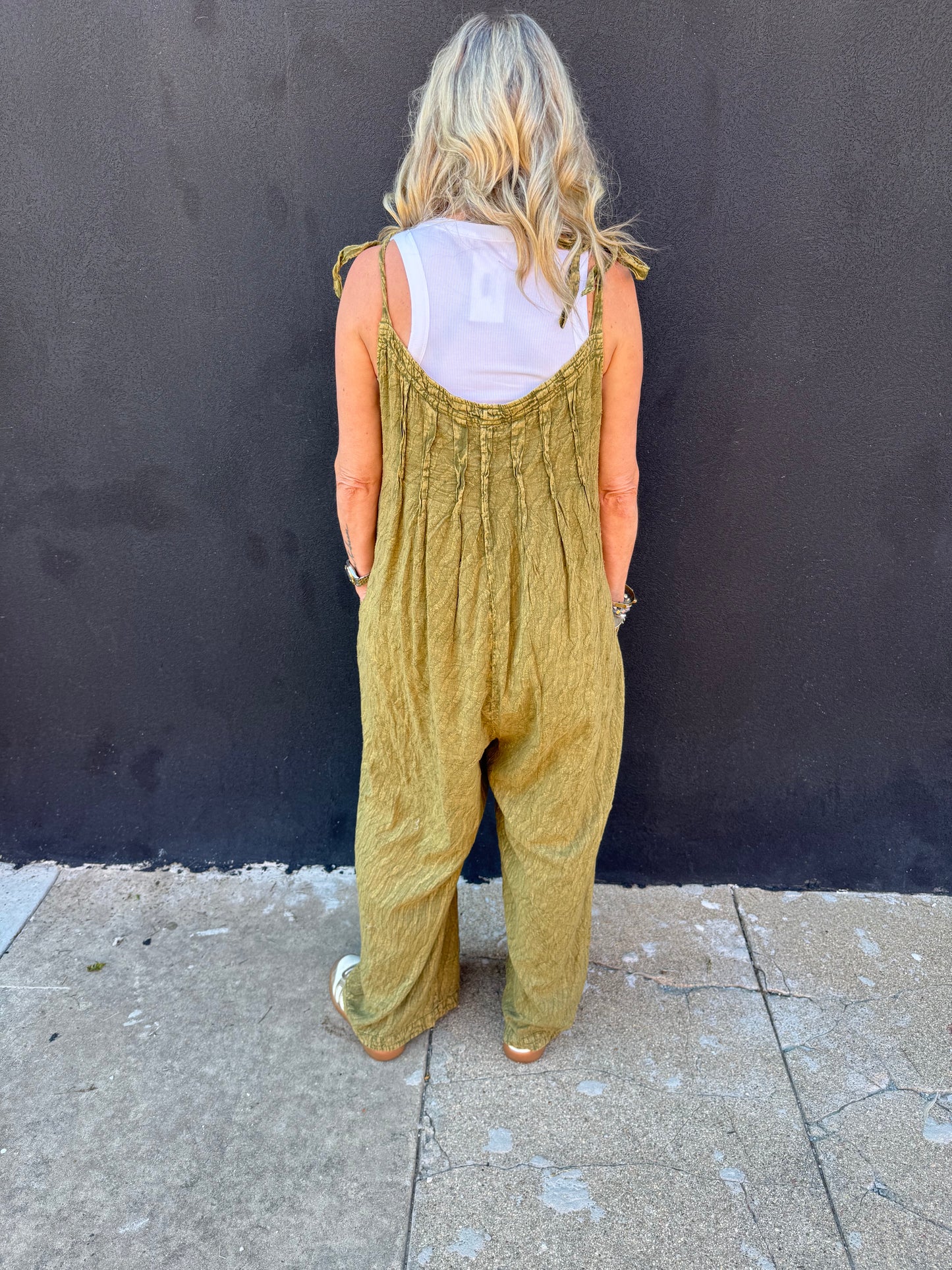 Jaded Gypsy Bittersweet Romper Vintage Olive - OS