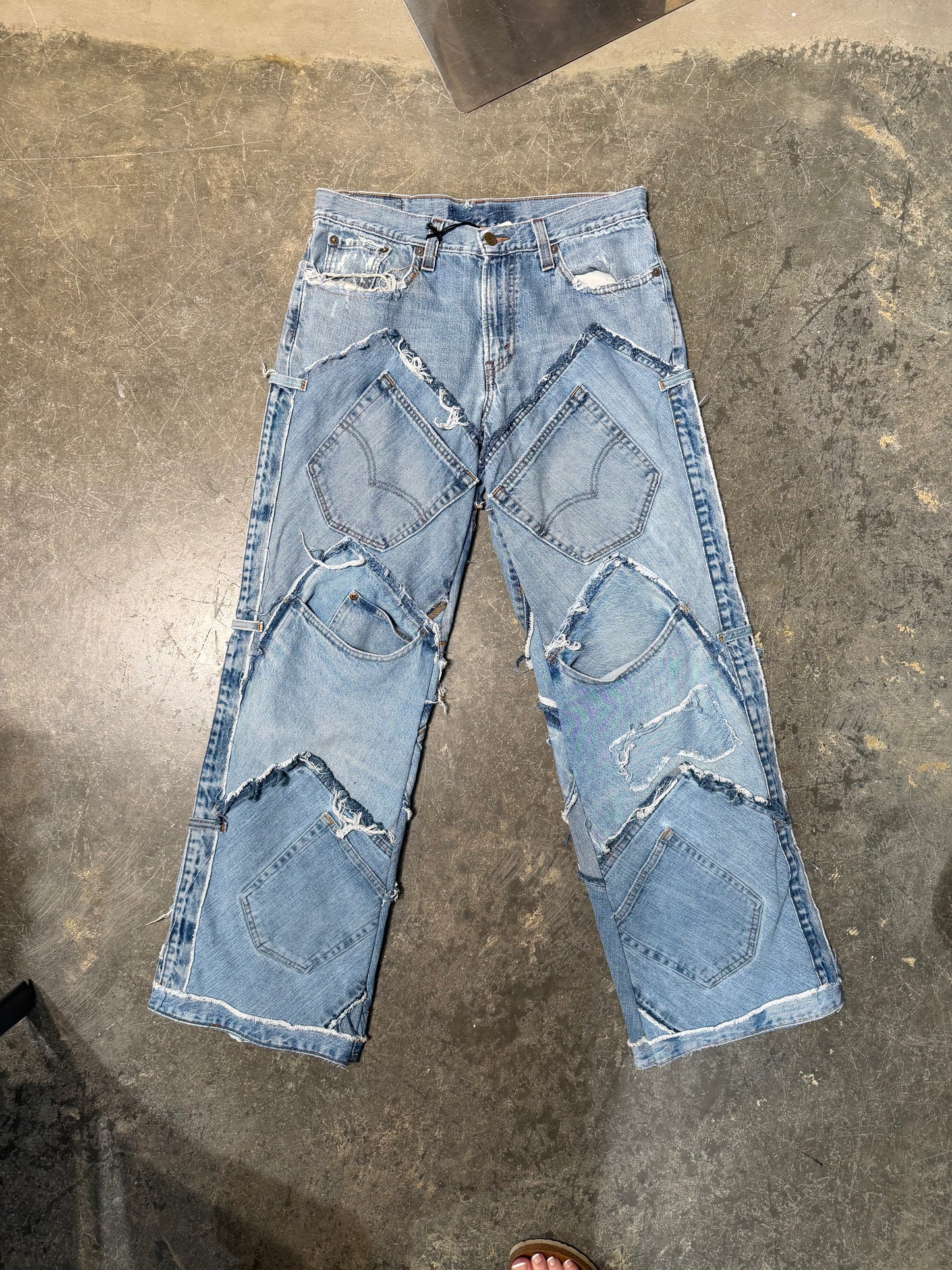 Patched up Jeans by Jaded Gypsy