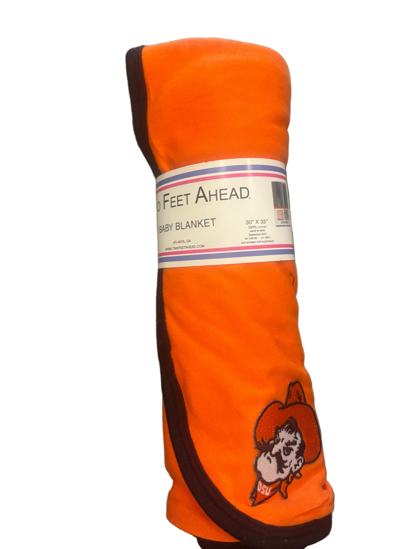 Oklahoma State Baby Blanket