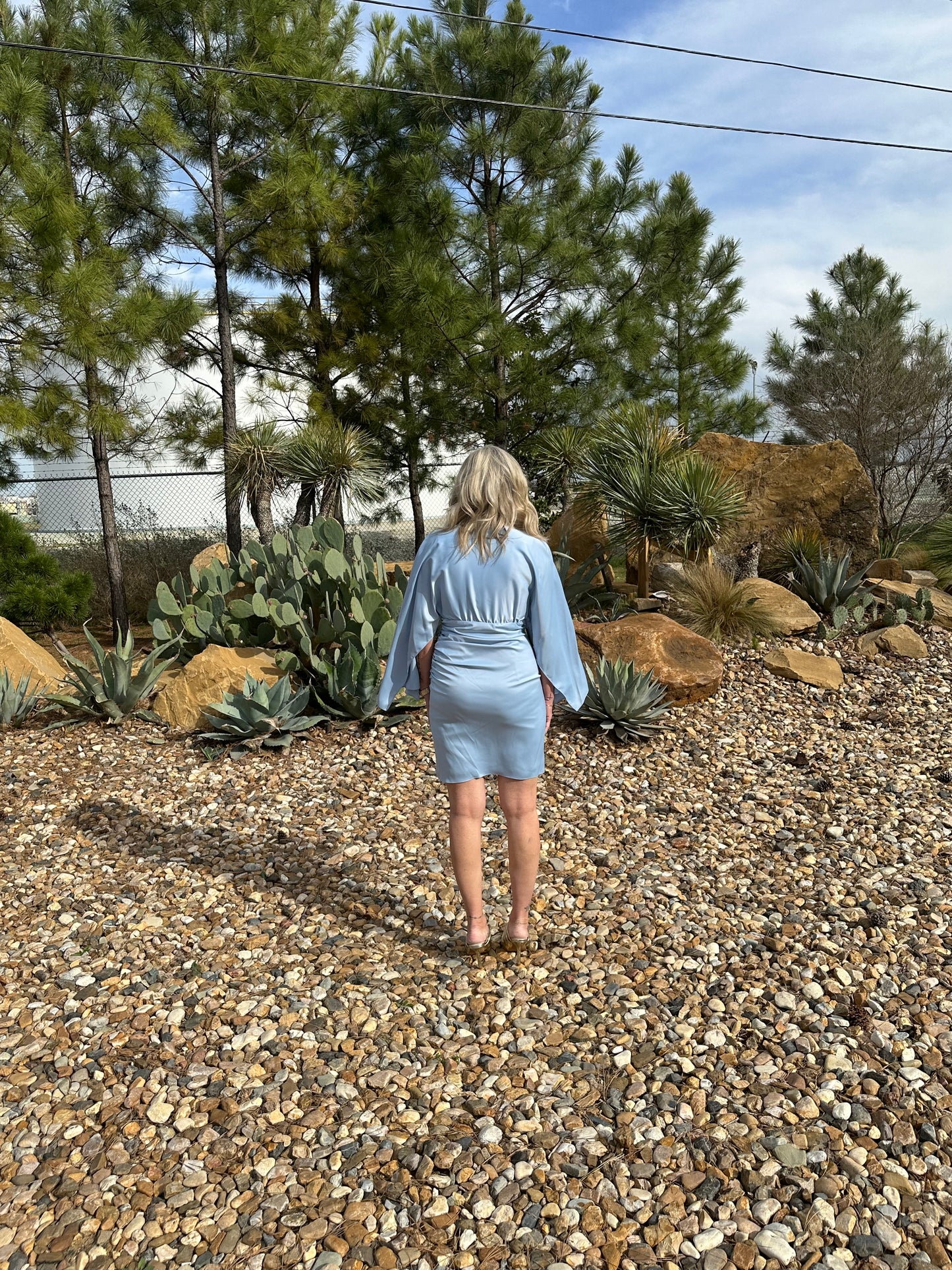 Posh Couture Sky Blue Cocktail