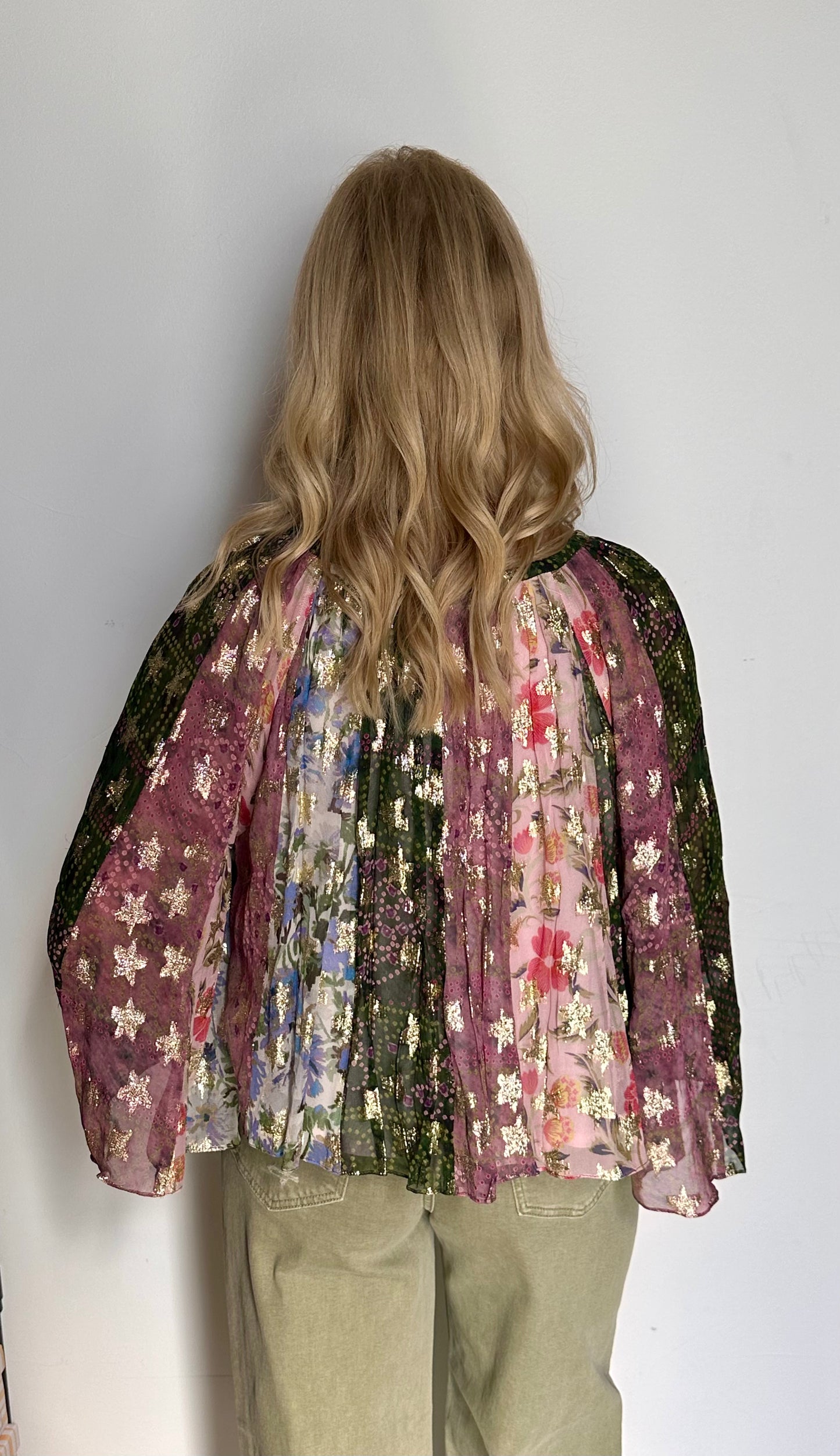 Multi Color Floral Blouse