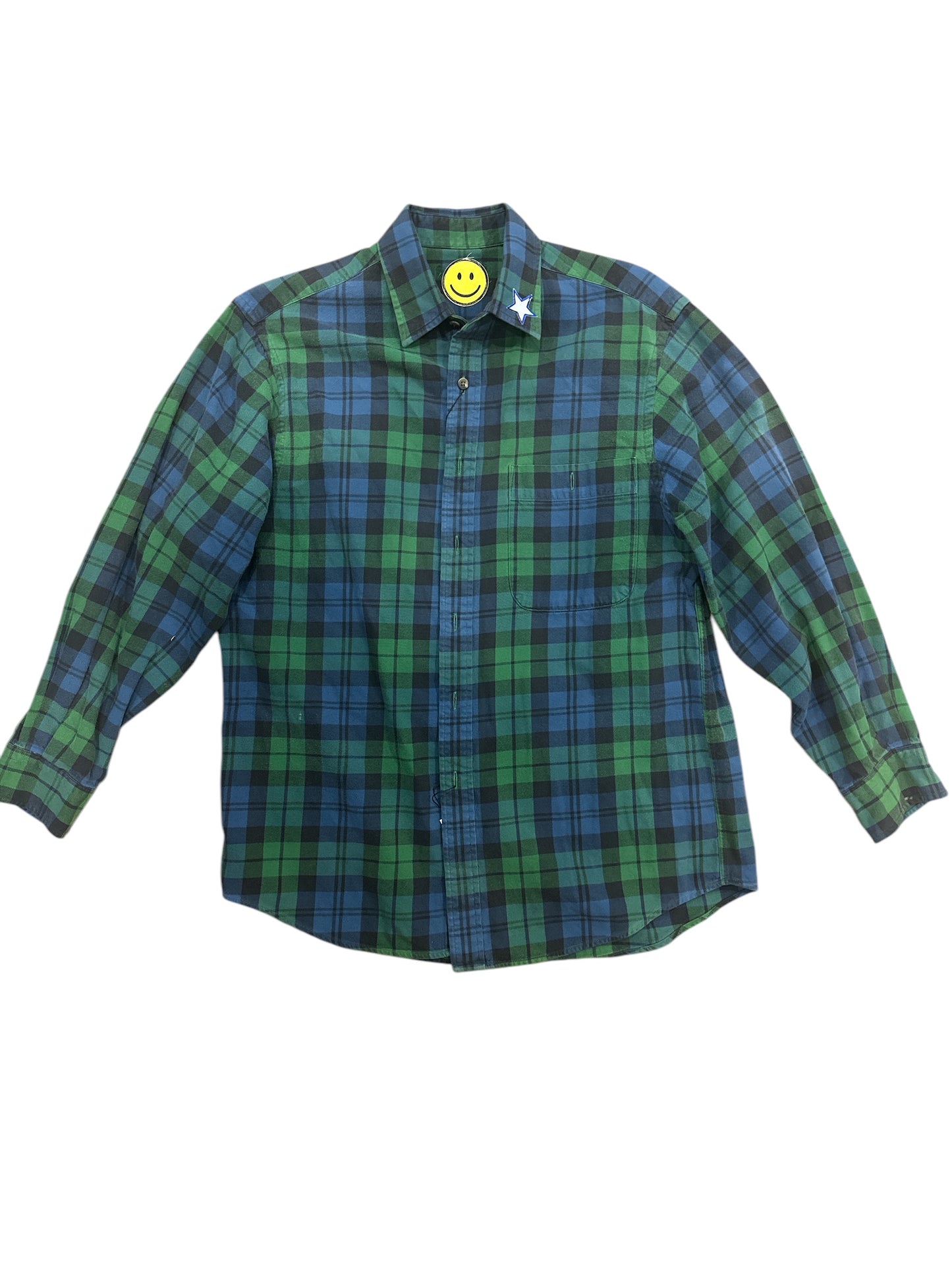 Vintage Repurposed Dallas Go Mavs Flannel