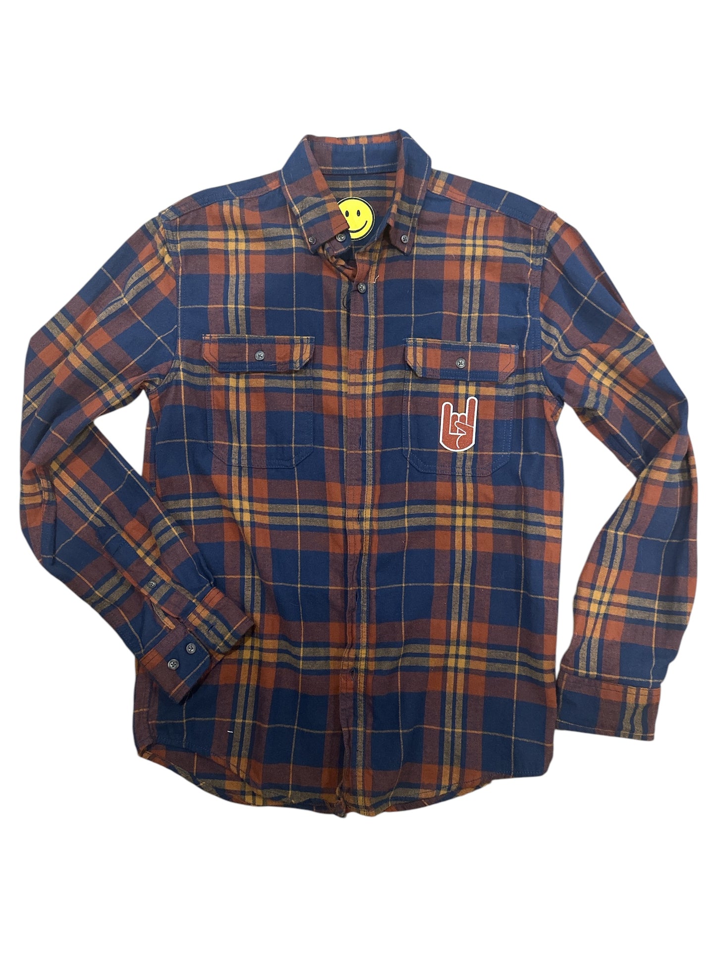Disorderly Conduct Plaid Longhorn Shirt