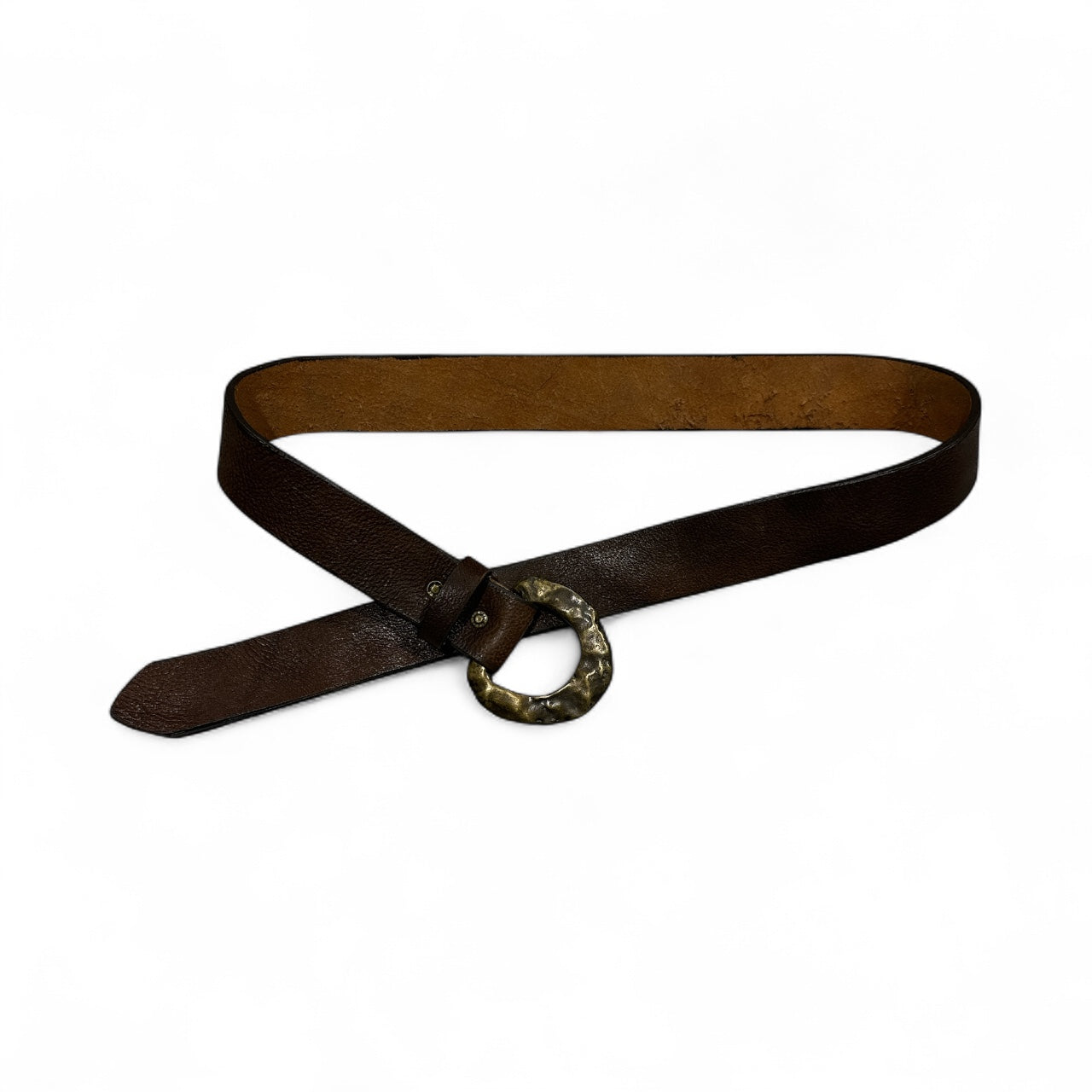 Dark Brown with Bronze Buckle