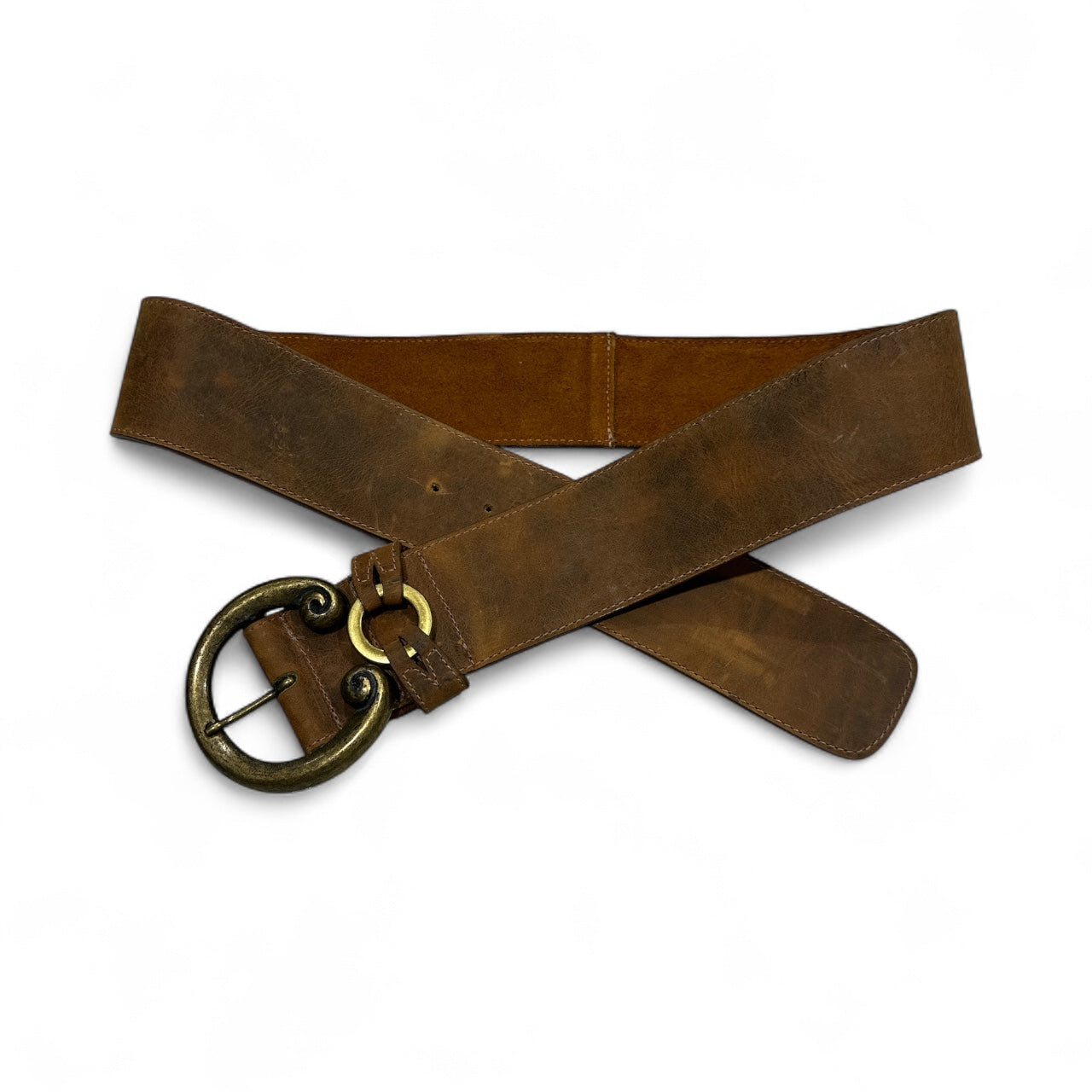 Light Brown with Antique Gold Buckle
