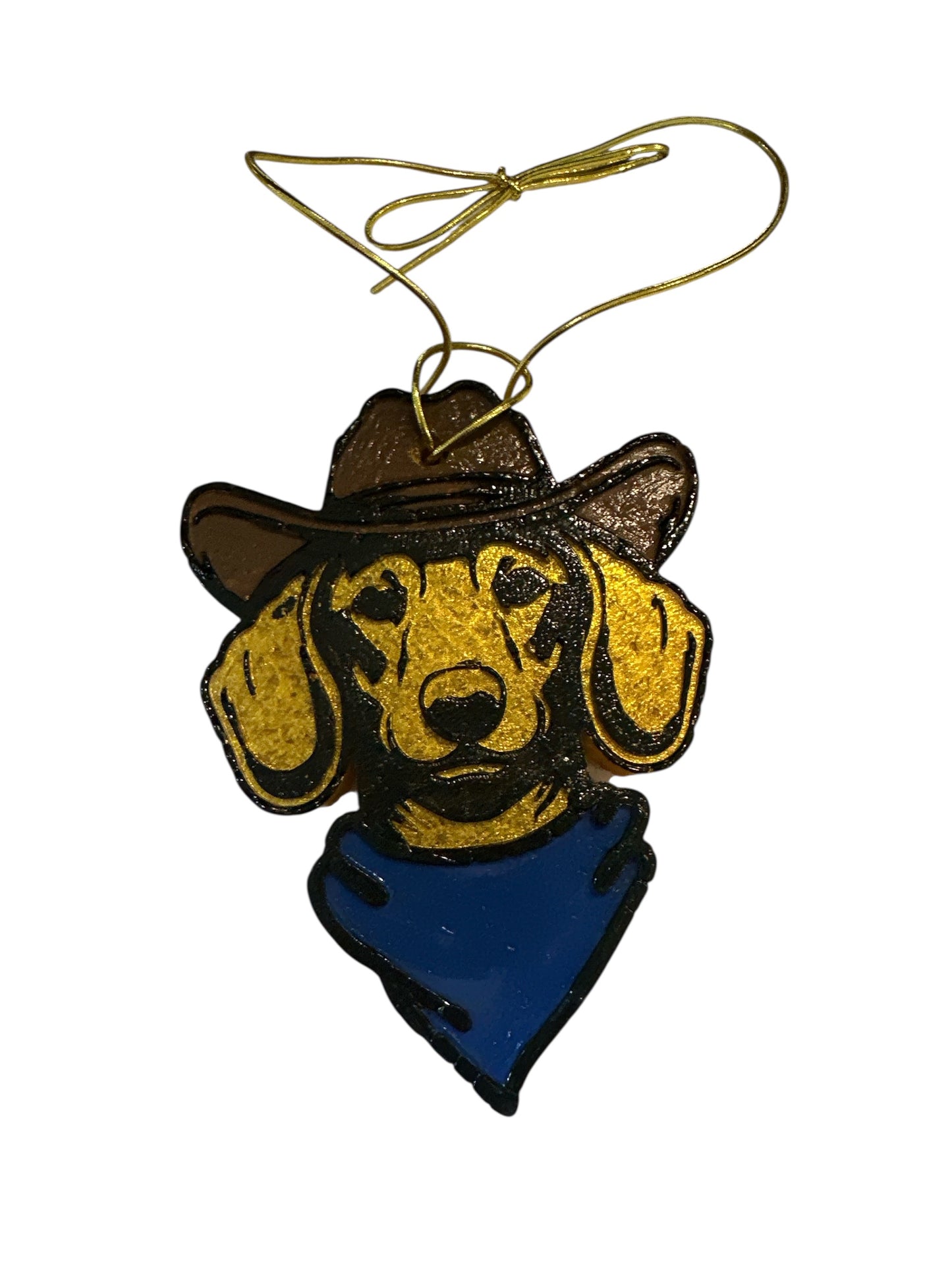 Dachshund Cowboy Air Freshner