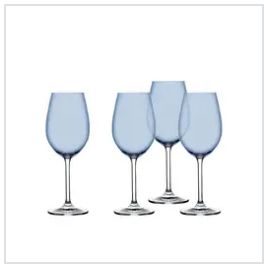 Set of 4- Meridian 12 Oz White Wine Glasses
