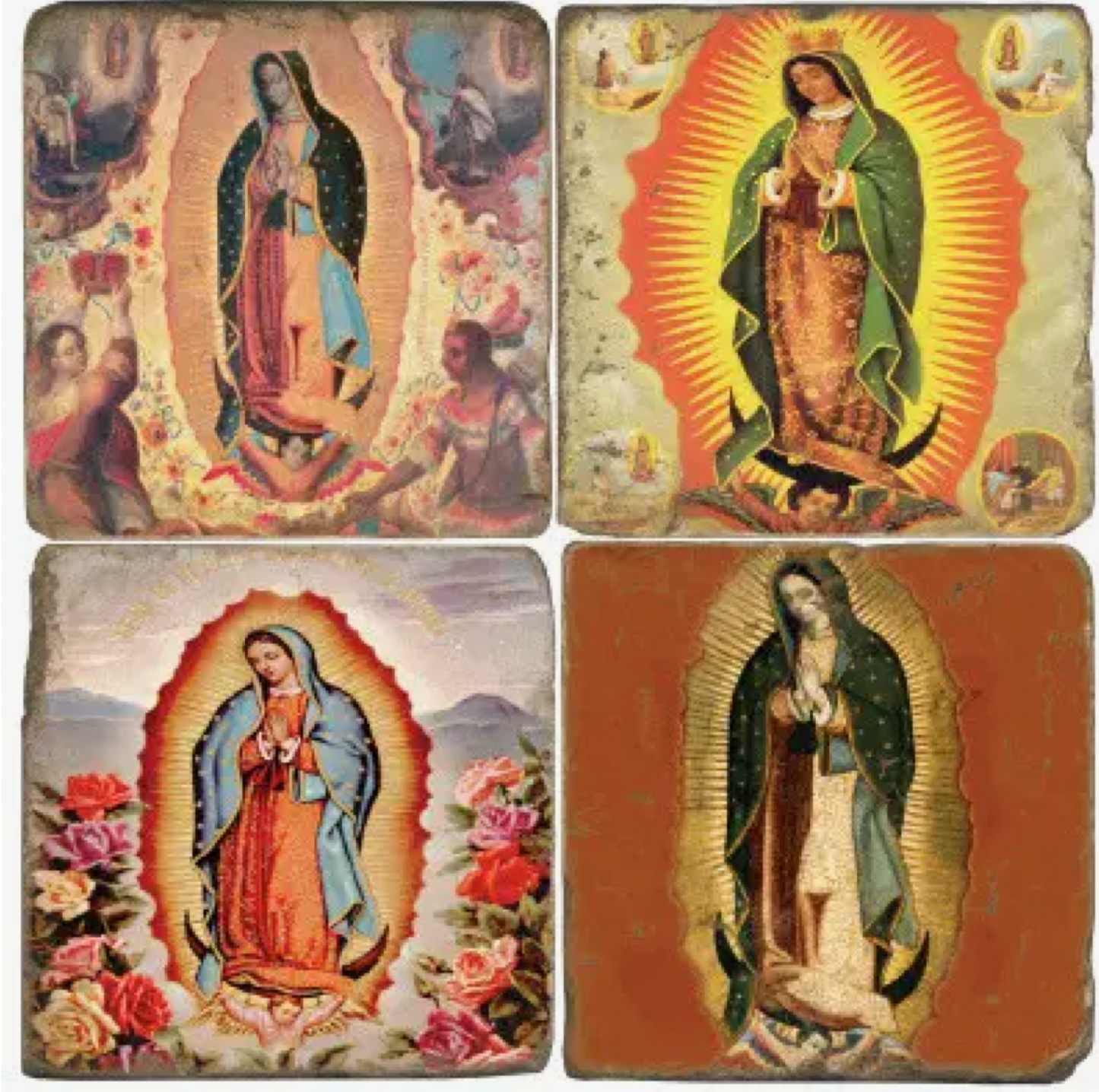 Virgin of Guadalupe Coaster Sets