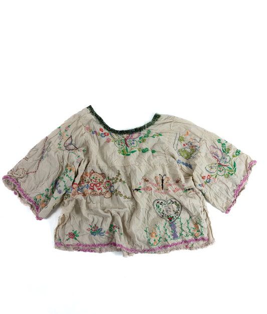 Magnolia Pearl TOP 1301-MOON-OS  Embroidery Matilda Top