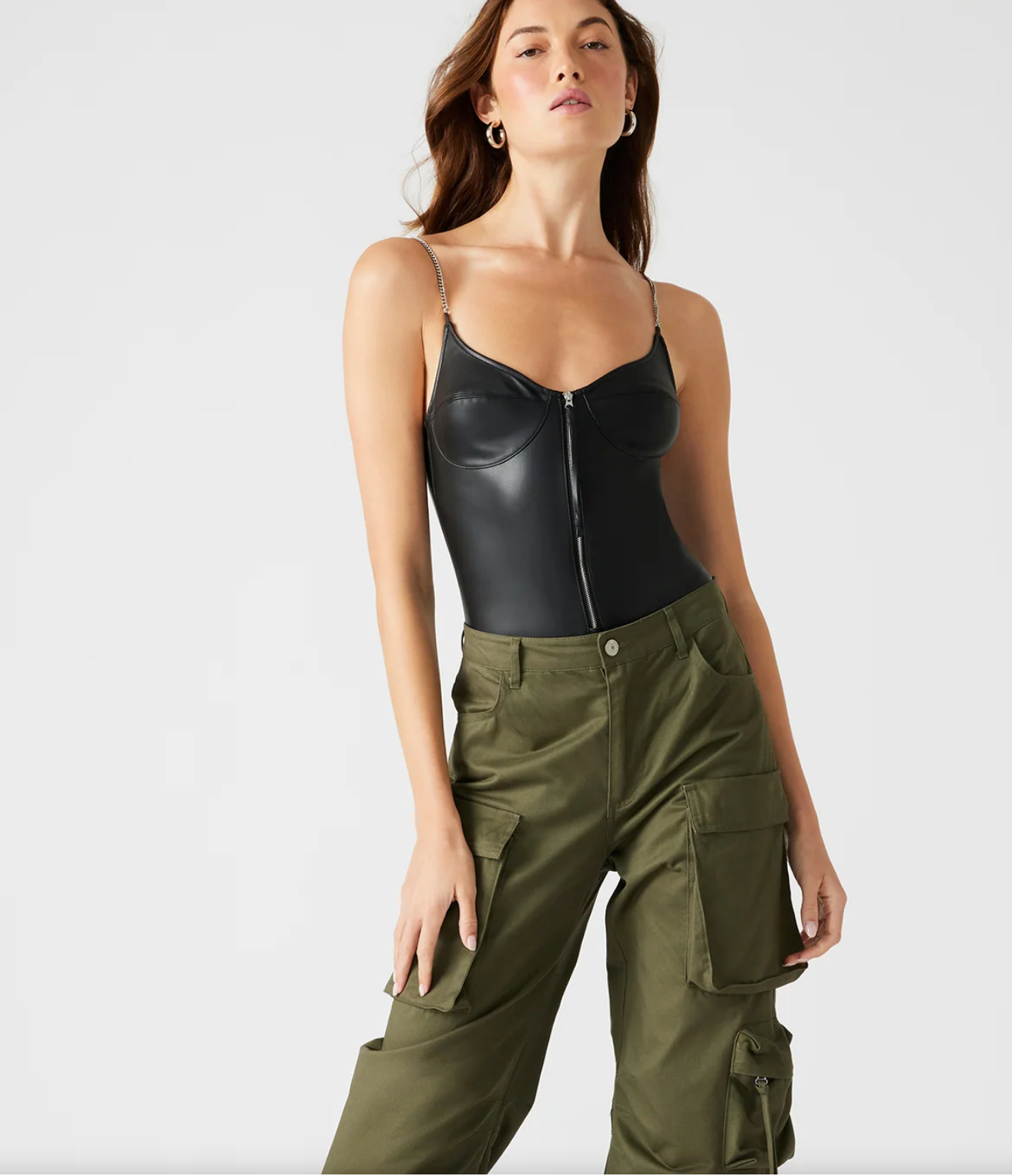 Steve Madden HAVEN BODYSUIT BLACK