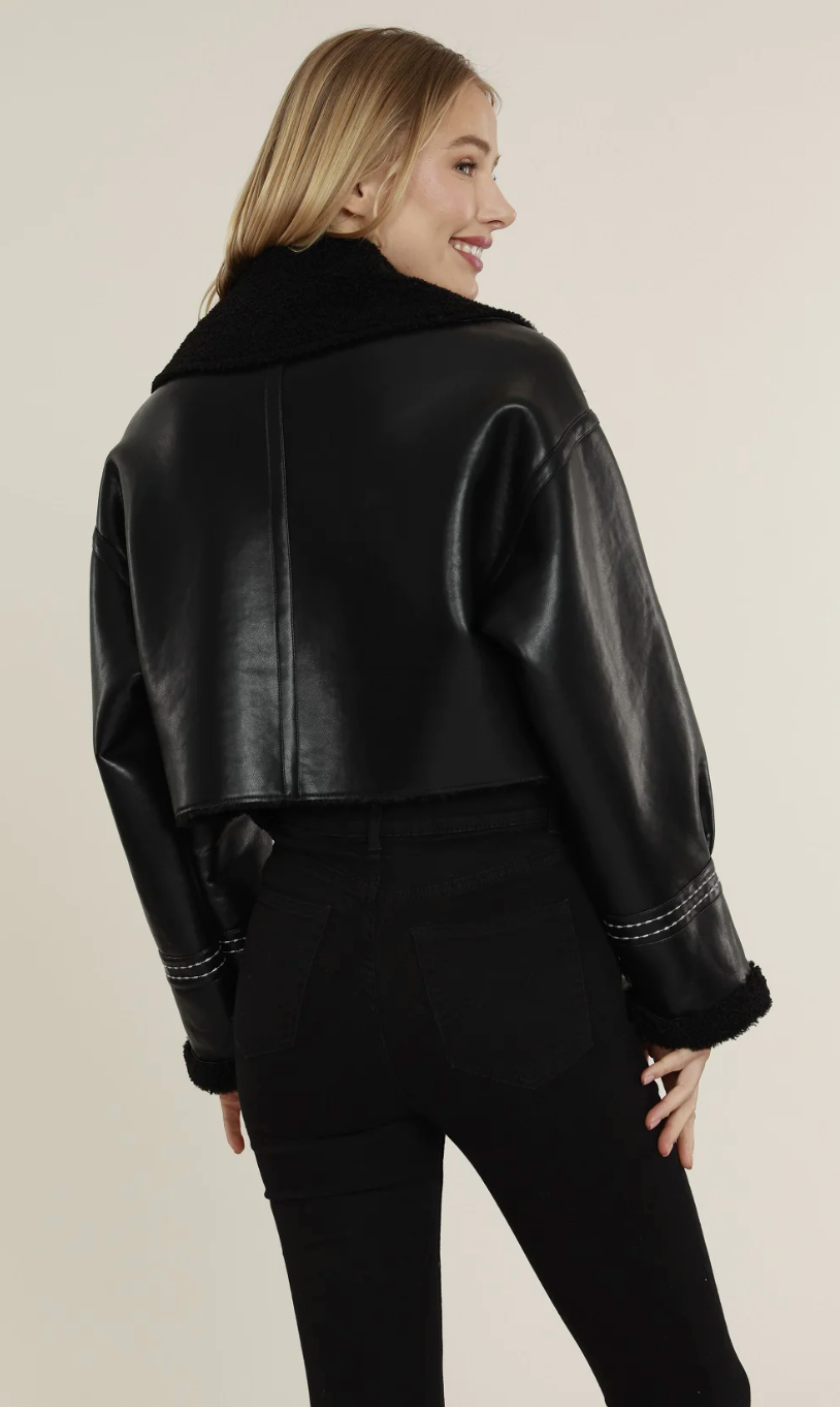 Vegan Leather Jacket