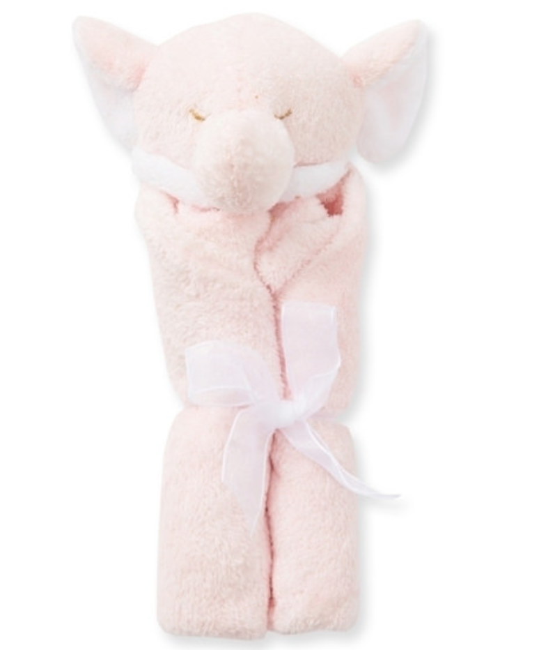 Angel Dear Lovie Blankie- Pink Elephant