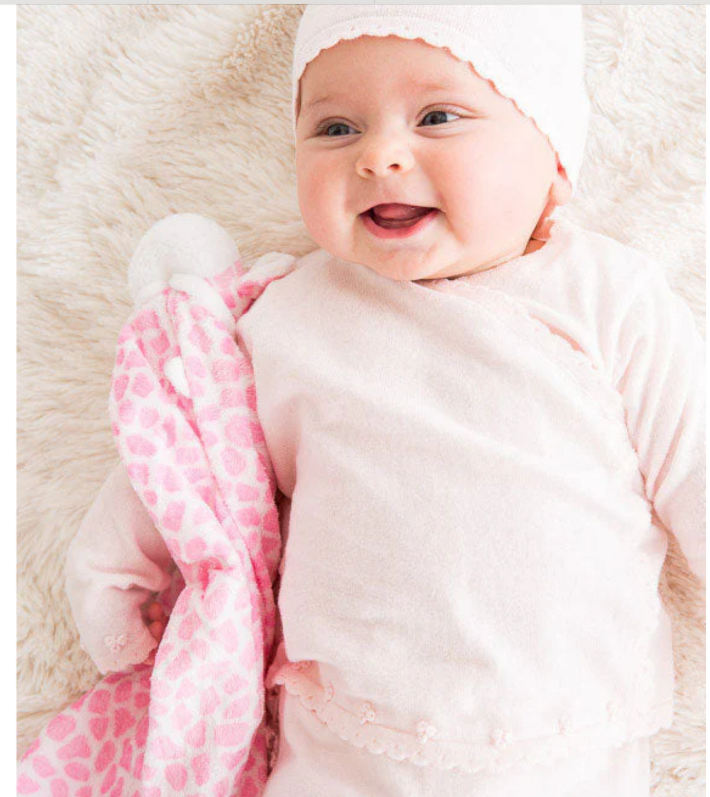 Angel Dear Lovie Blankie - Pink Giraffe