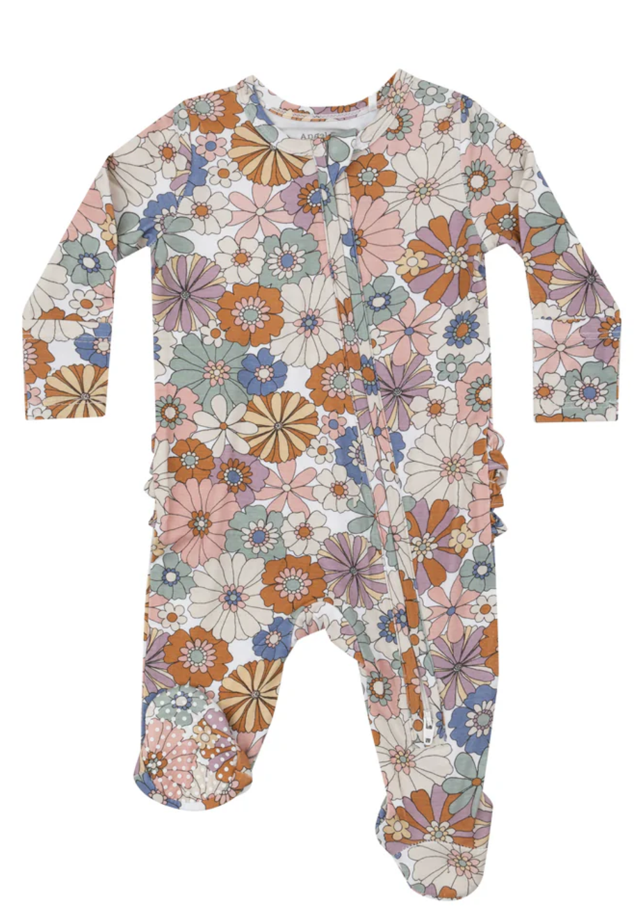Angel Dear Brighton Floral Footie