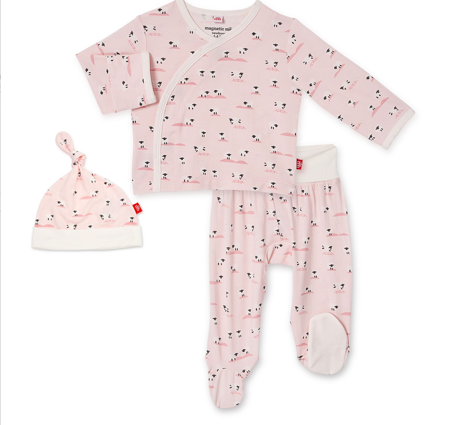 Baa Baa Pink Magnetic Layette