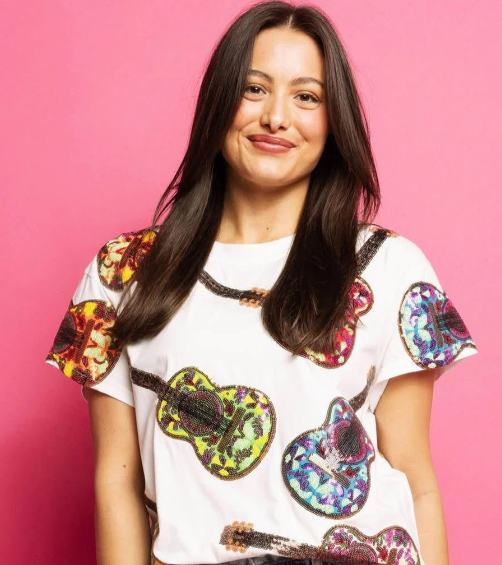 Queen Of Spark White Multi Guitars