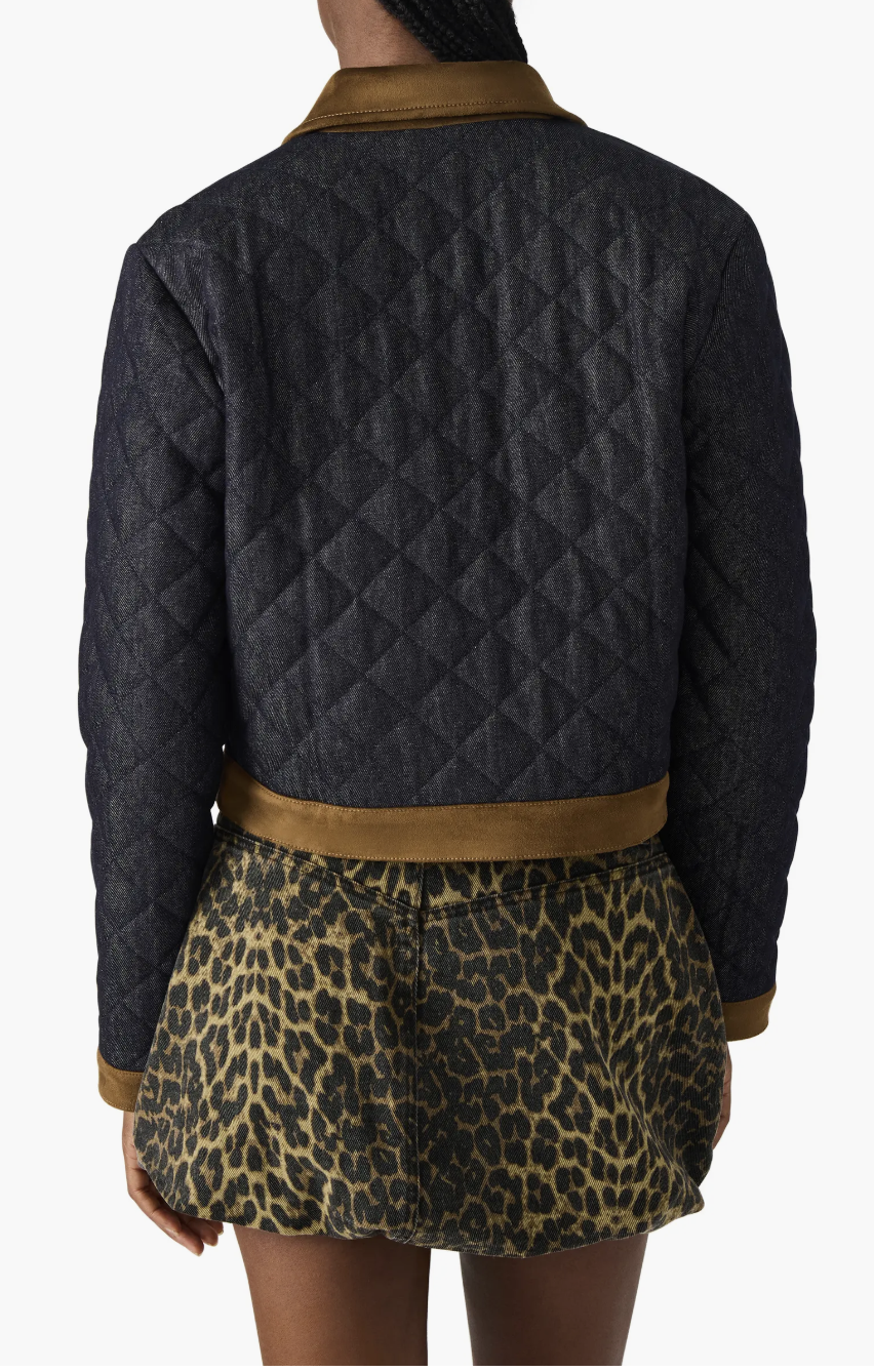 Agatha Quilted Denim Jacket