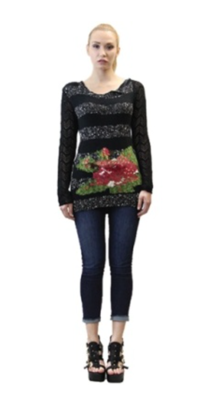 Aratta Rose Sweater Top