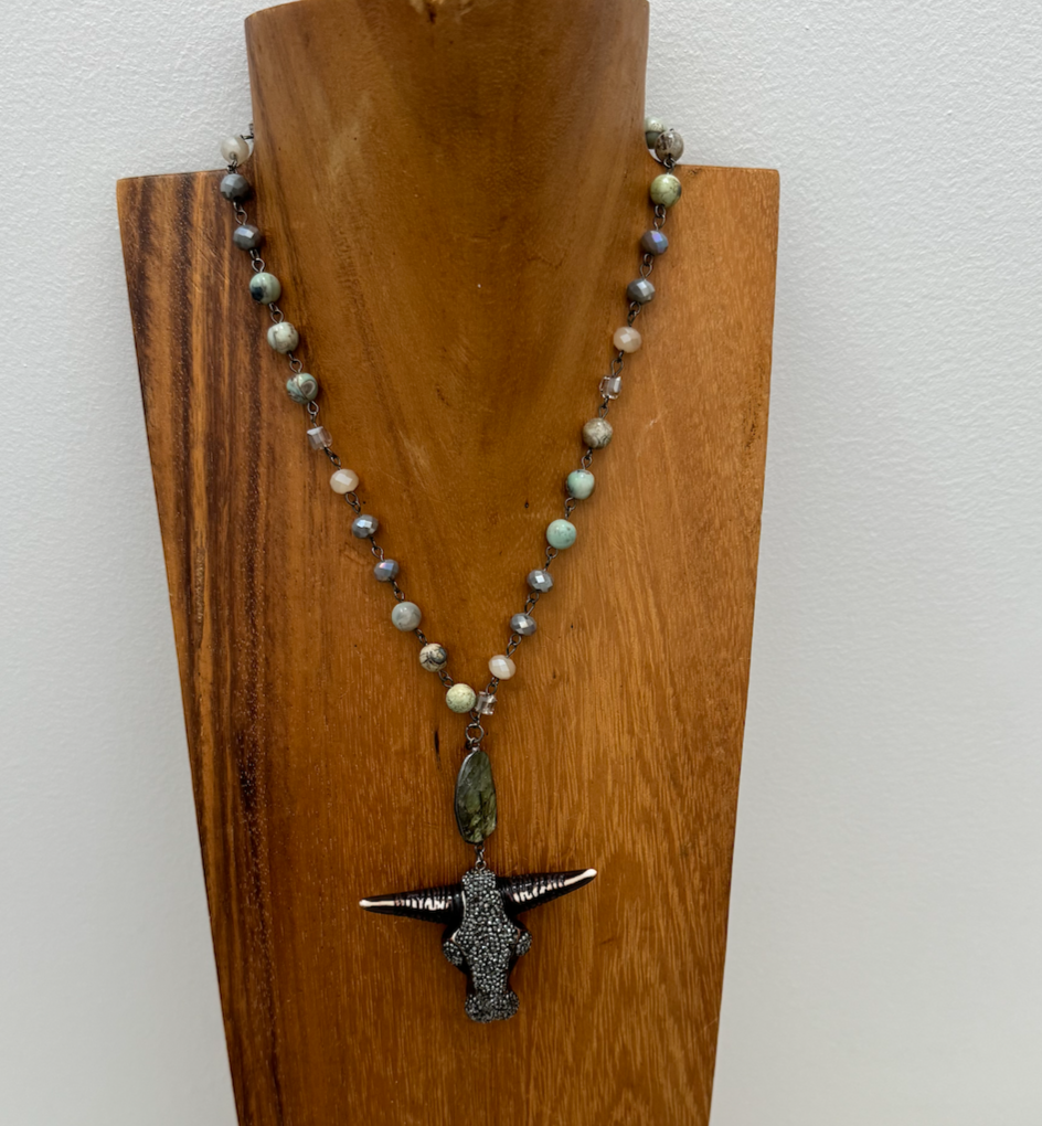 One of a kind Steerhead Necklace