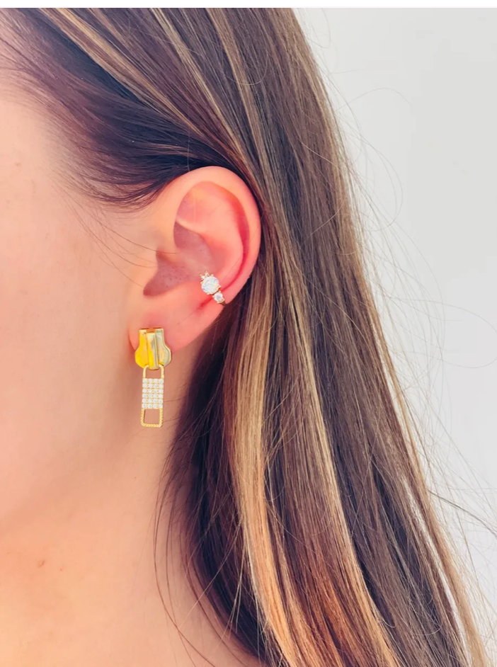 Zipper Stud Earrings
