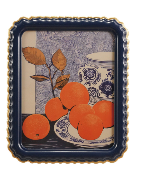 Colorful Scalloped Photo Frame