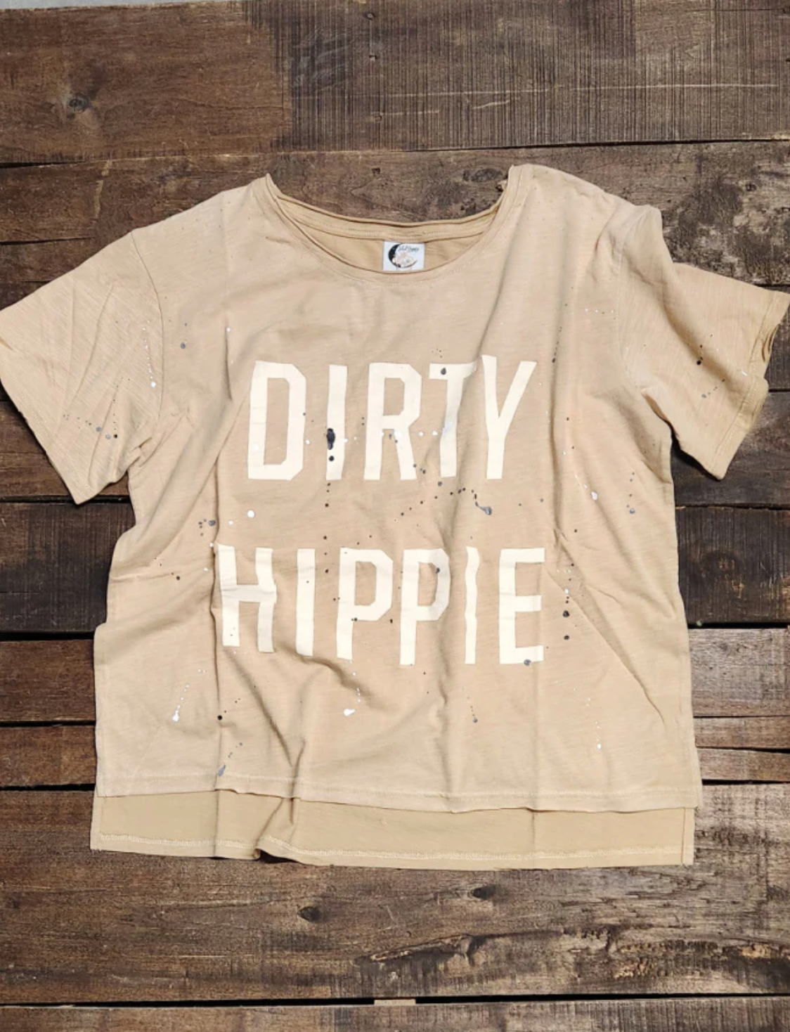 Dirty Hippie Tee Tan