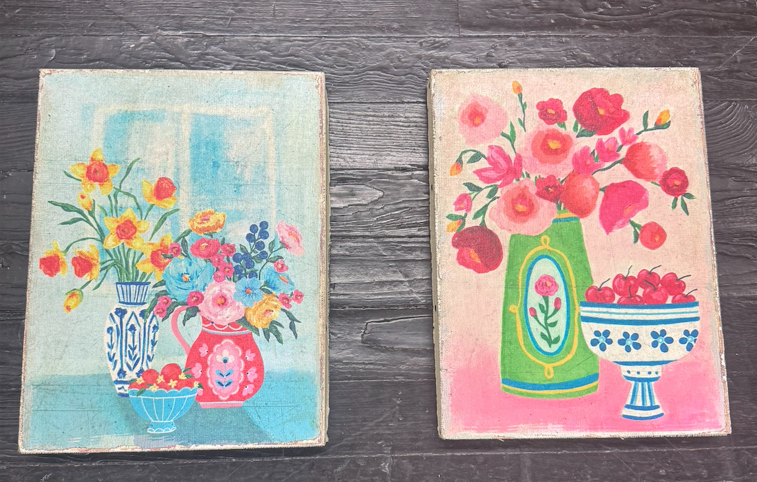 Flowers in Vases Wall Decor