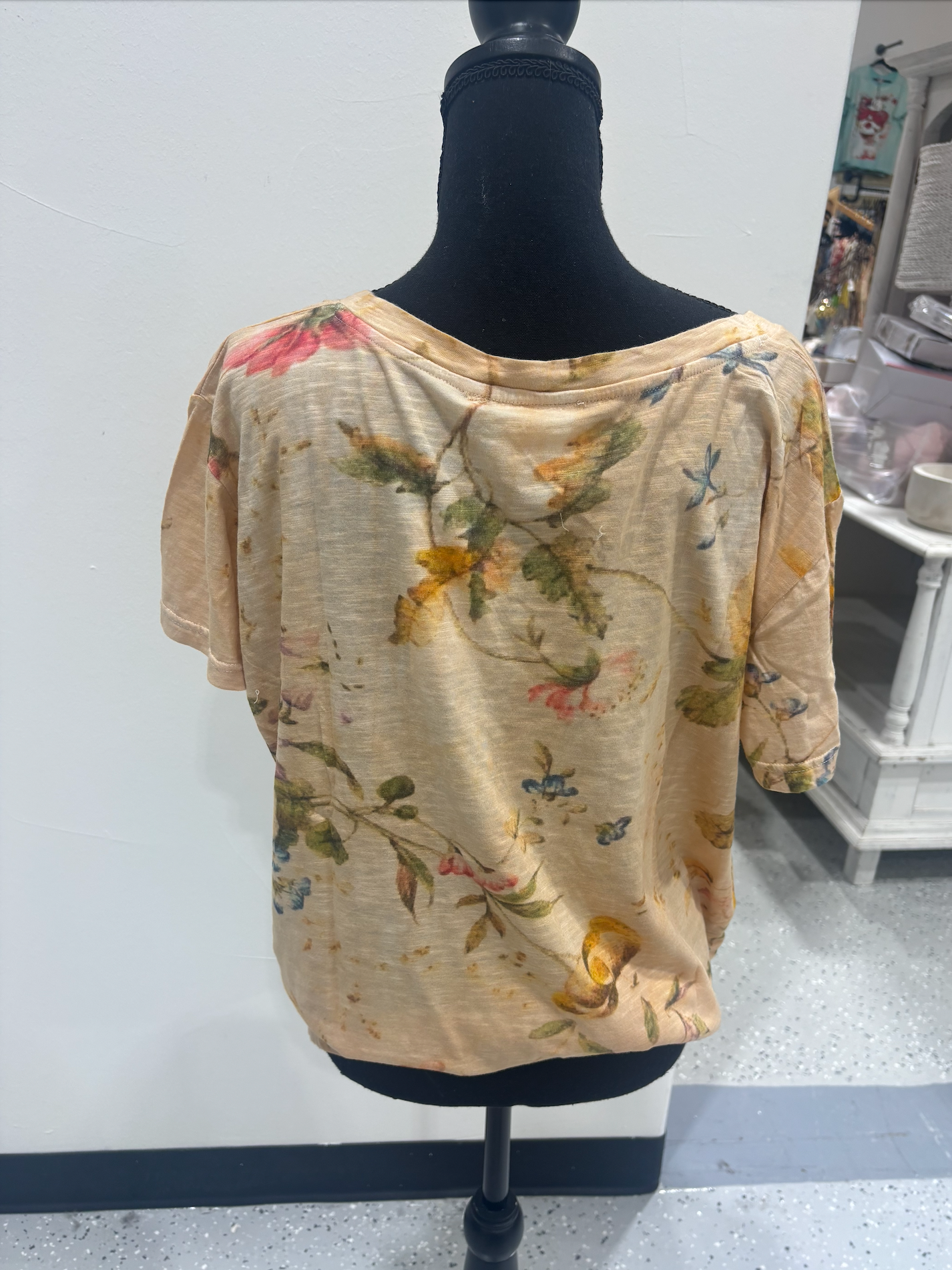 Flower Printed Angel Top
