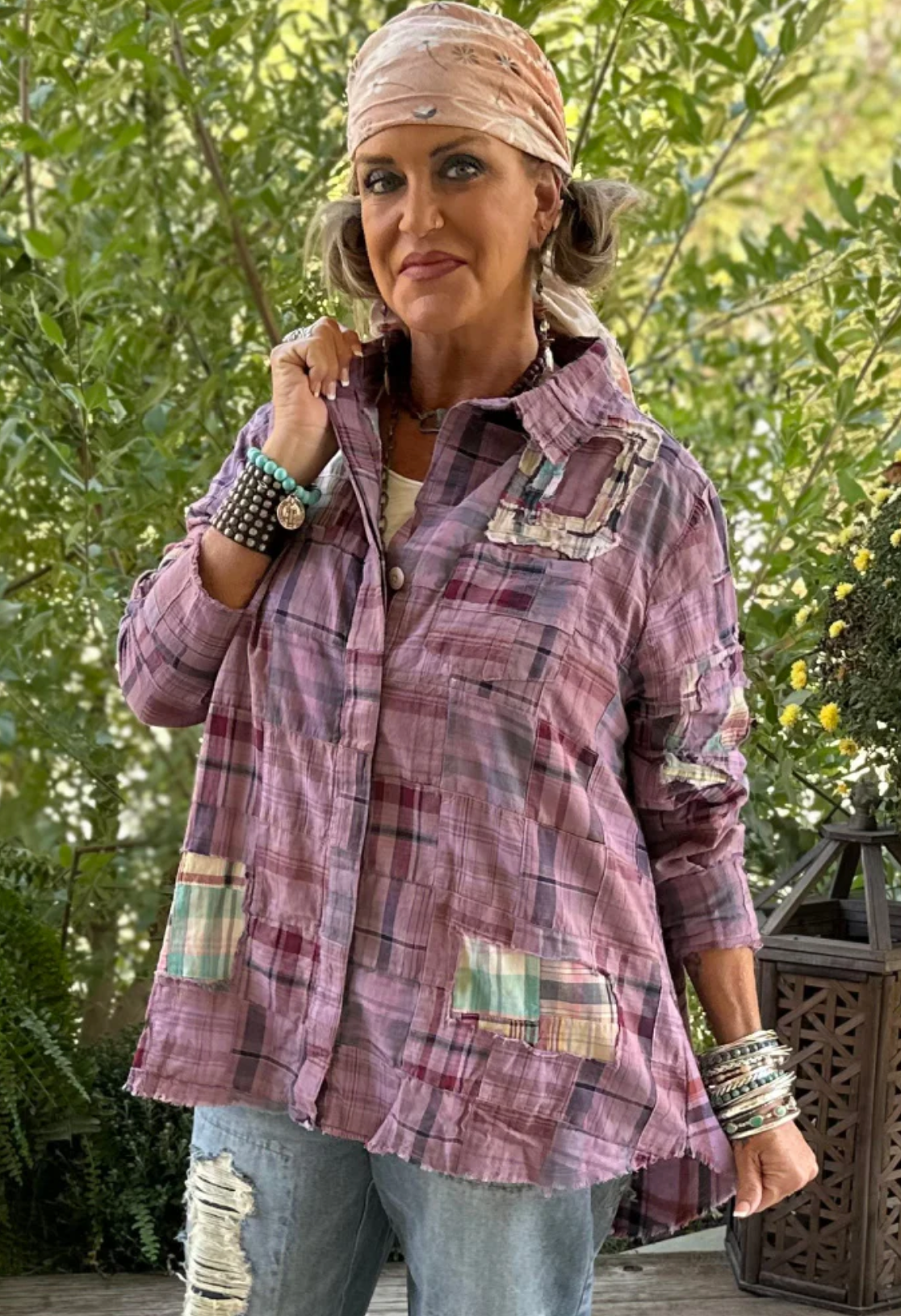 Jaded Gypsy Lavender Skies Top