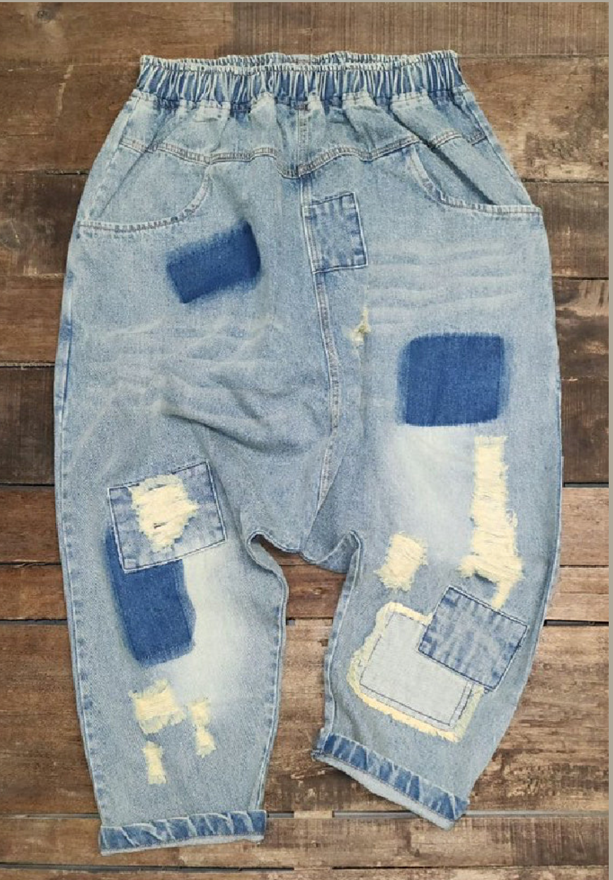 Jaded Gypsy Road trip Harem Pants- OS