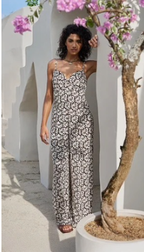 Khush Morena Jumpsuit-Bloomcrest Black