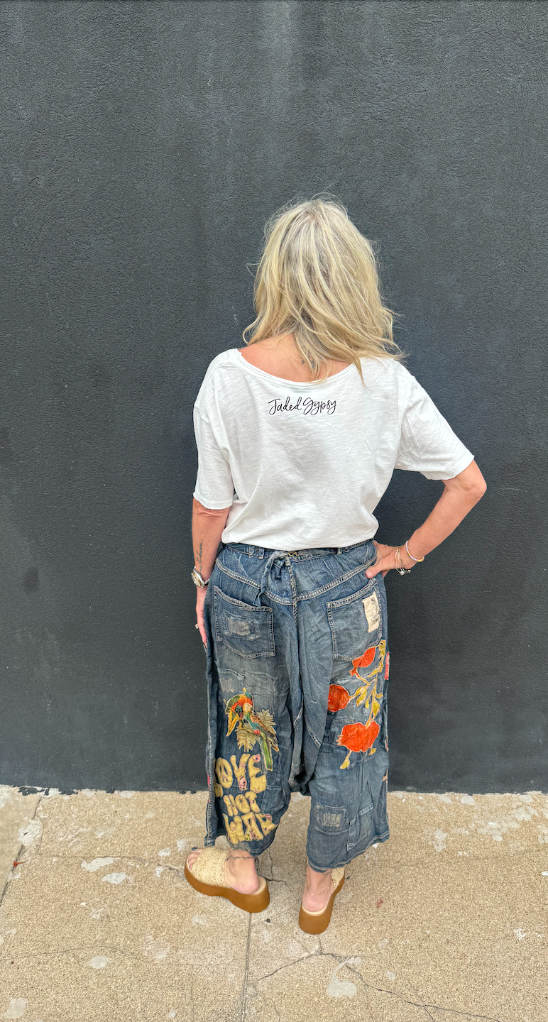 House of Jaded Gypsy Drifted Trail Harem Pants