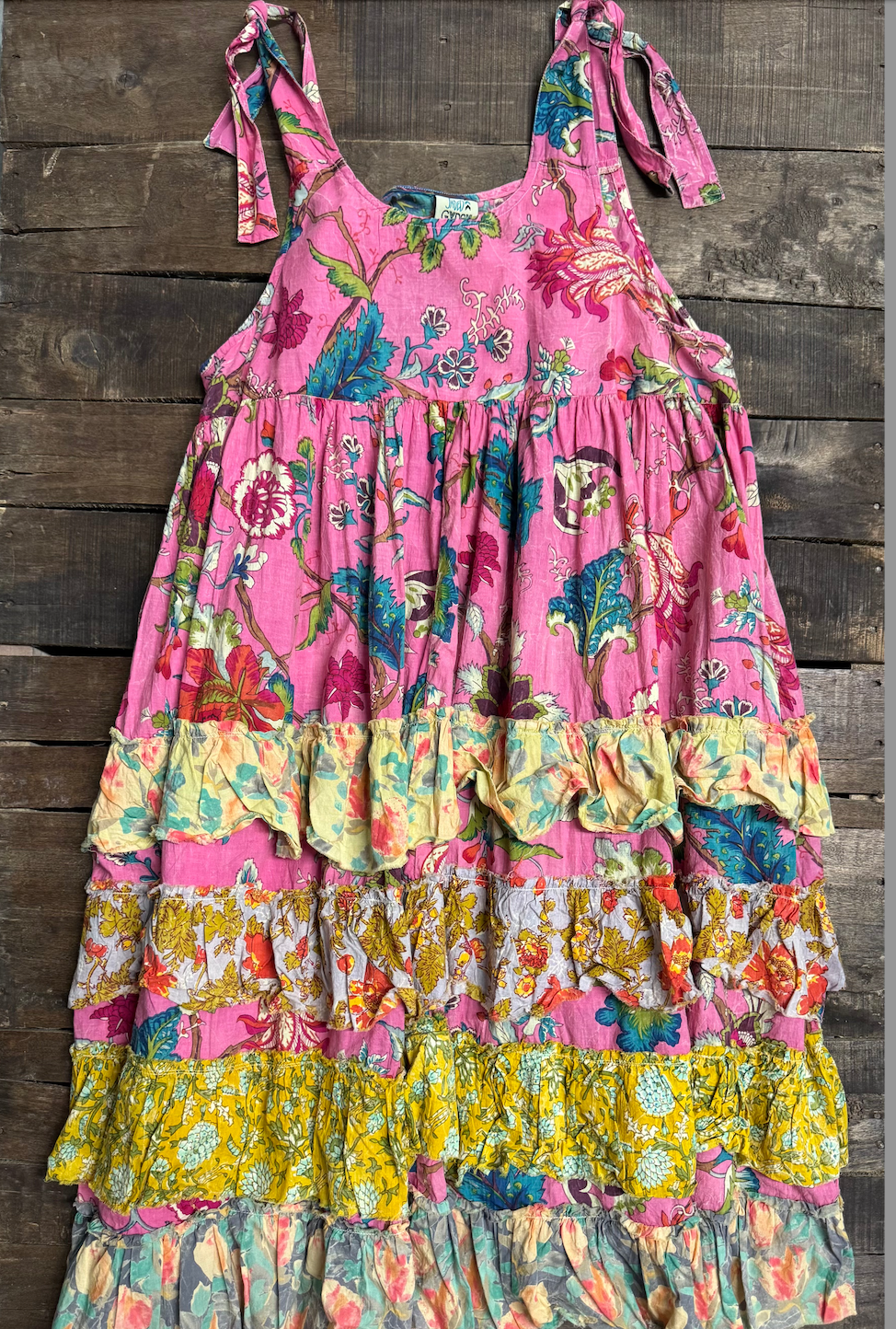 Jaded Gypsy Drift Into Bloom Dress- OS