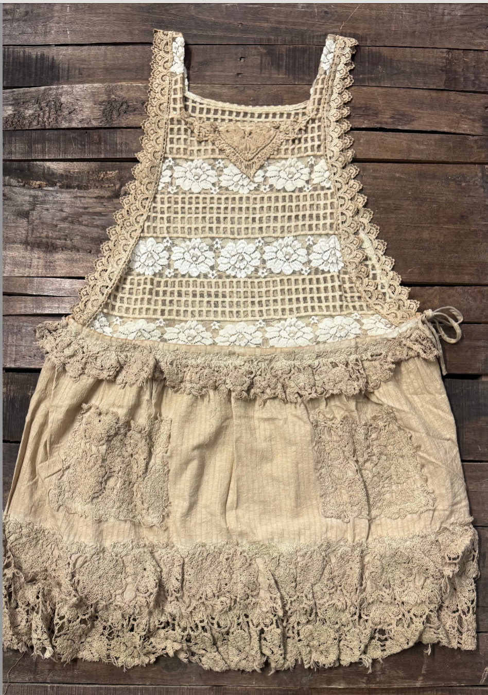 Tattered Treasure Tunic | Golden Yellow Lace