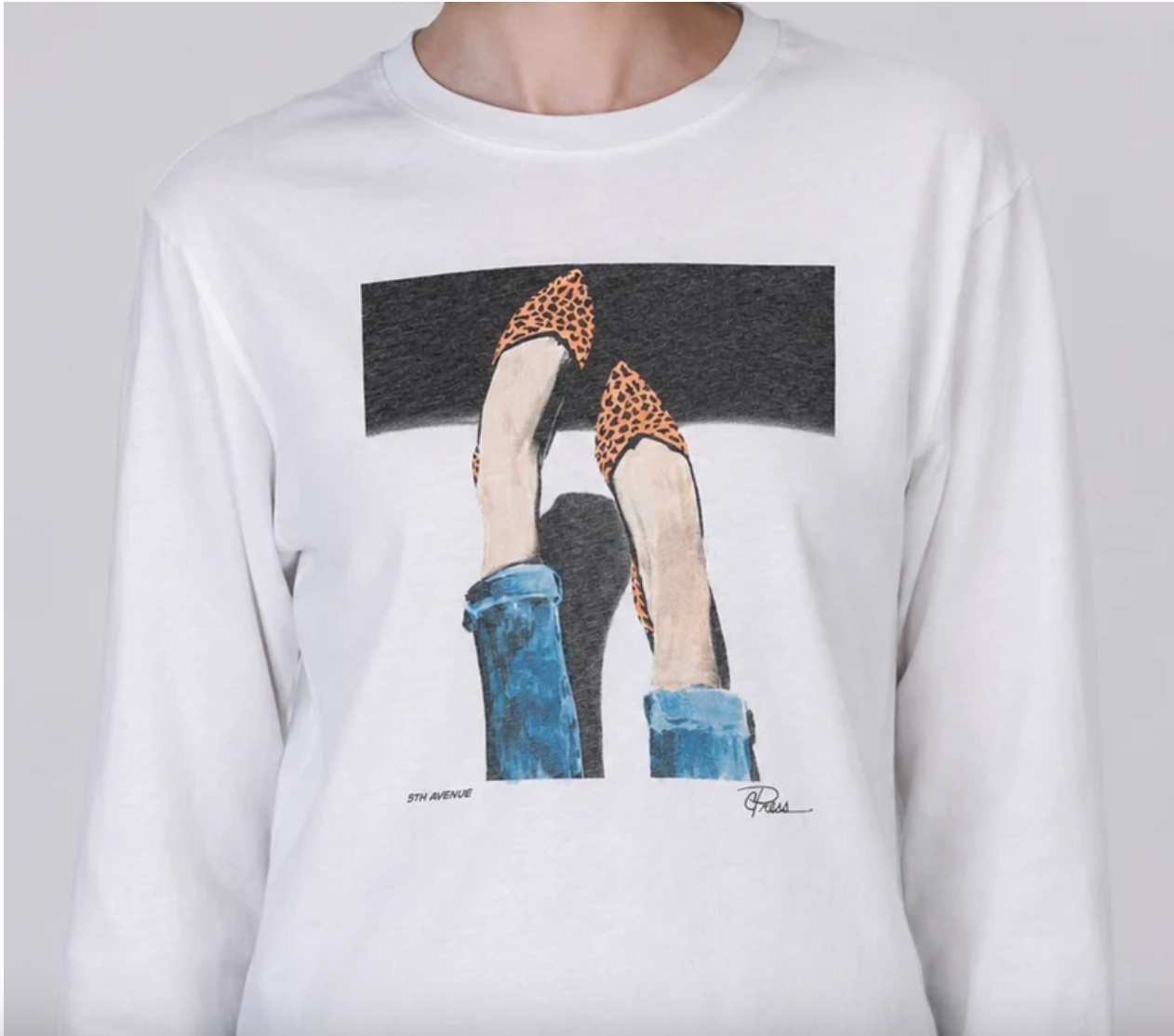 5th Avenue Sunday Long Sleeve Tee | CPress Studio