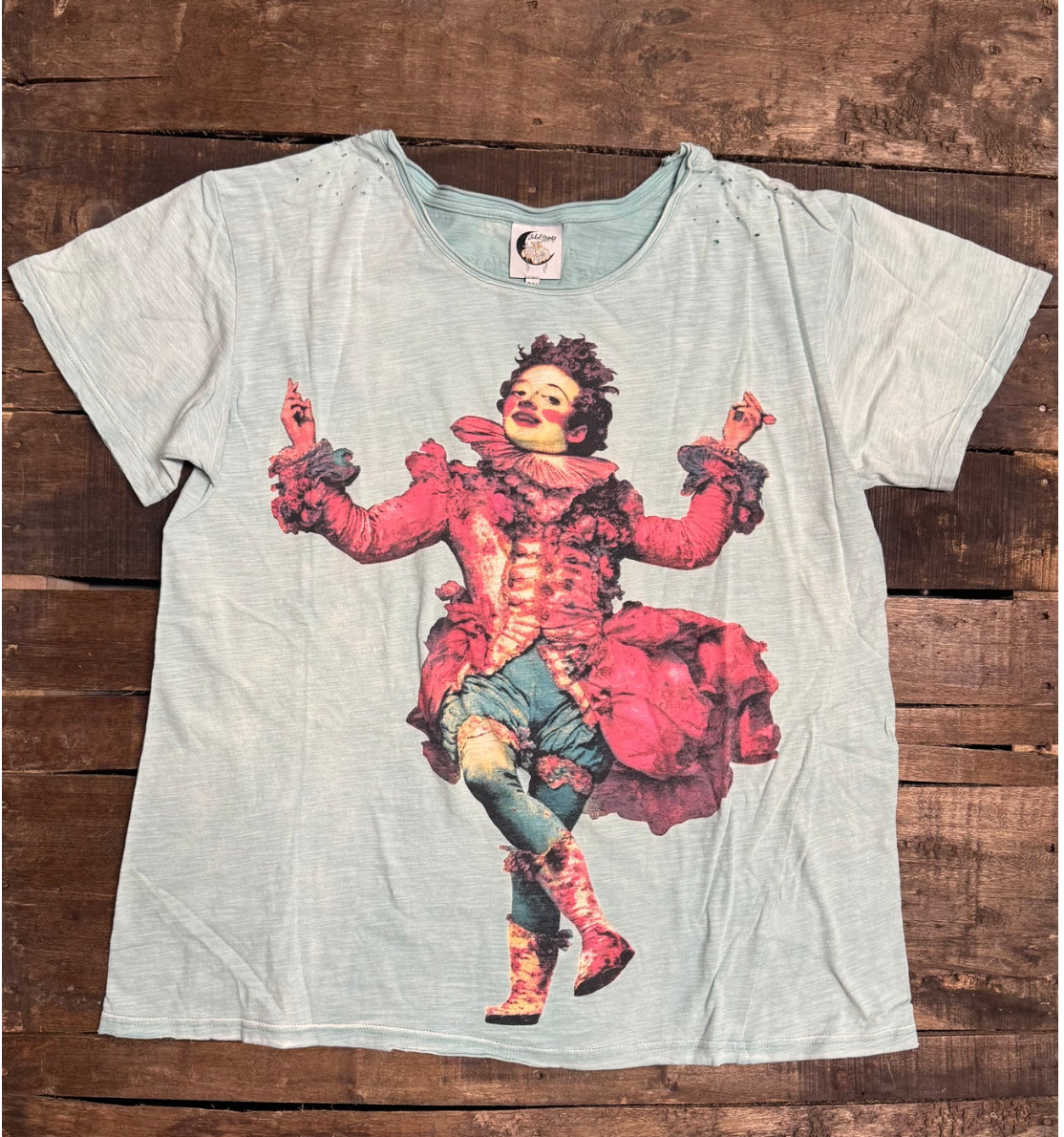 Jaded Gypsy Moon Dance Tee Joker of Love
