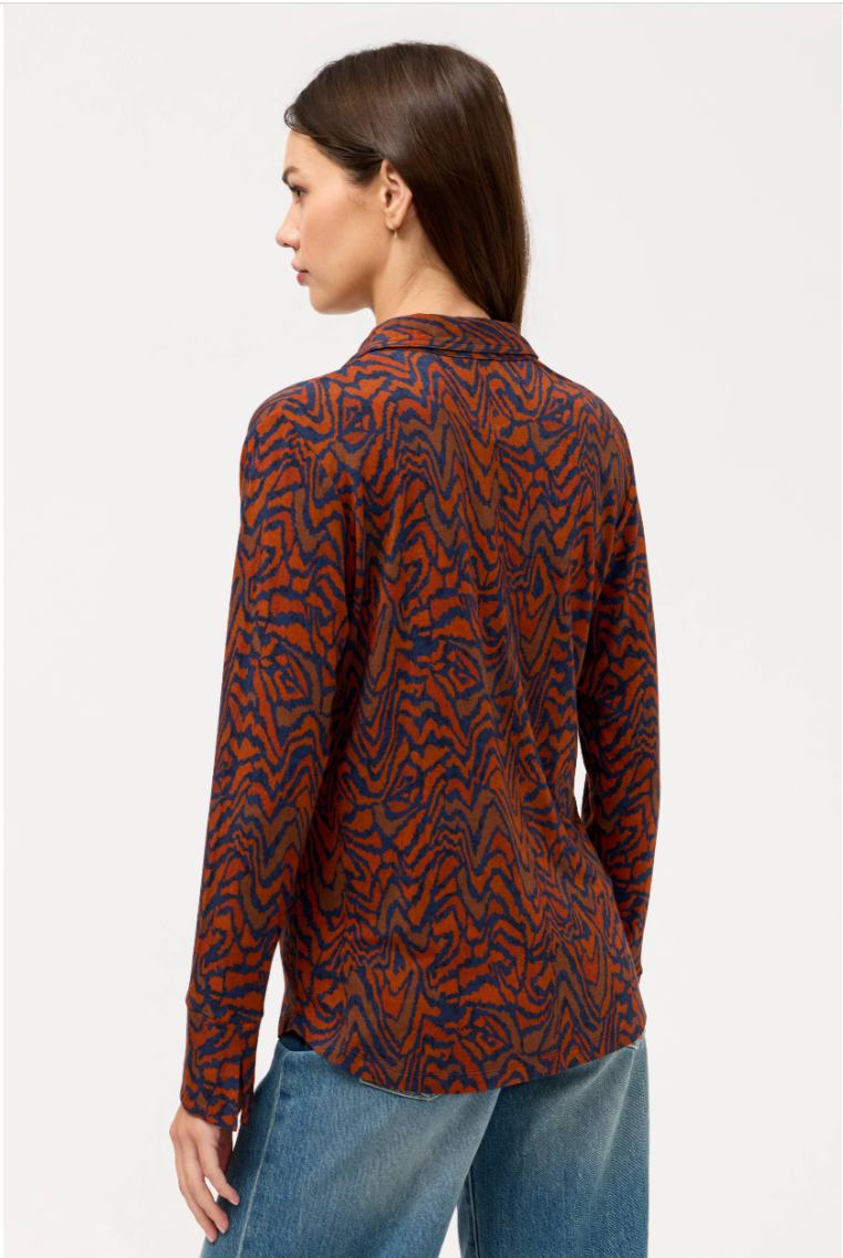 Johnny Was Janie Favorite Button-Front Shirt