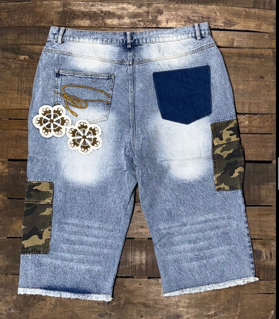 Jaded Gypsy Hidden Trails Shorts - Camo