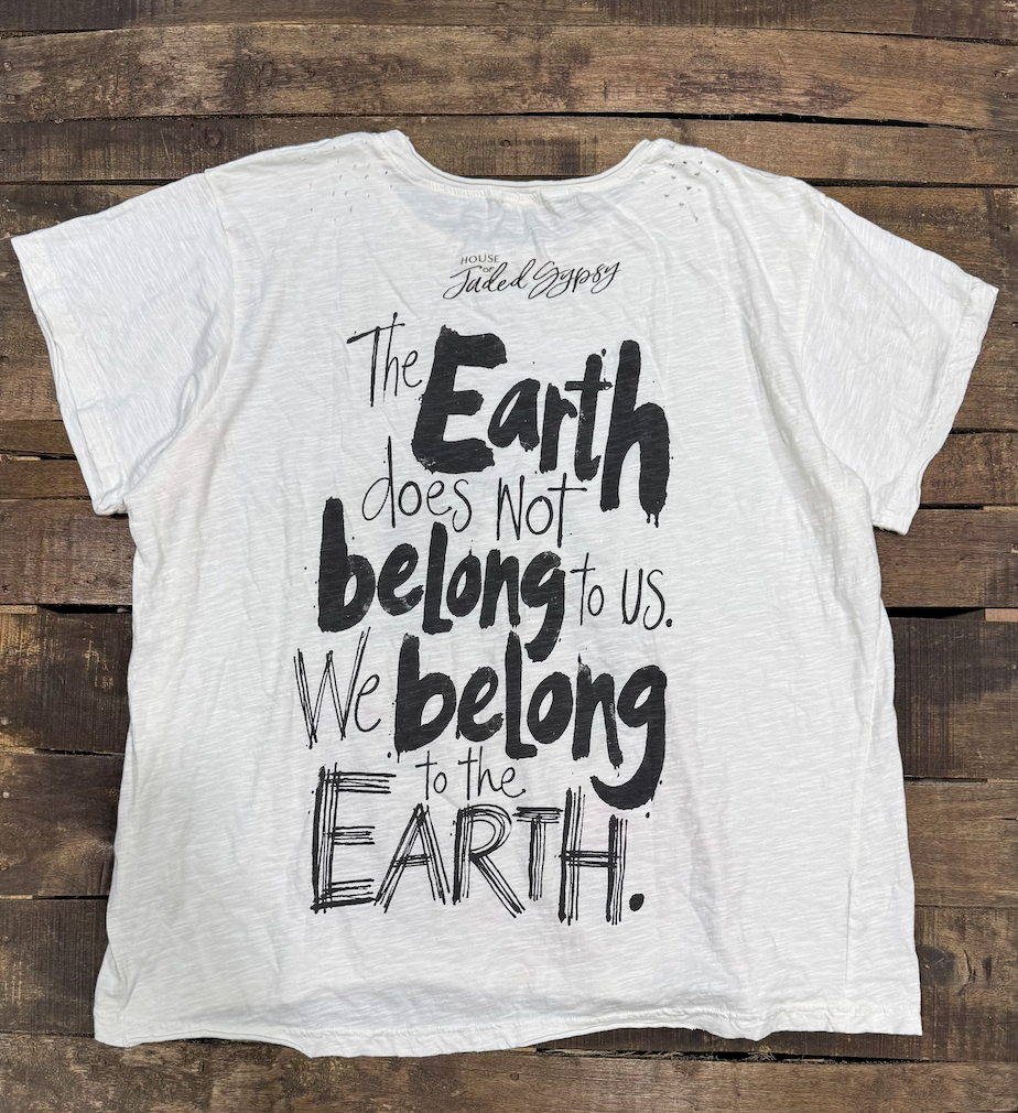 Jaded Gypsy Weathered and Worn Tee - Prairie View